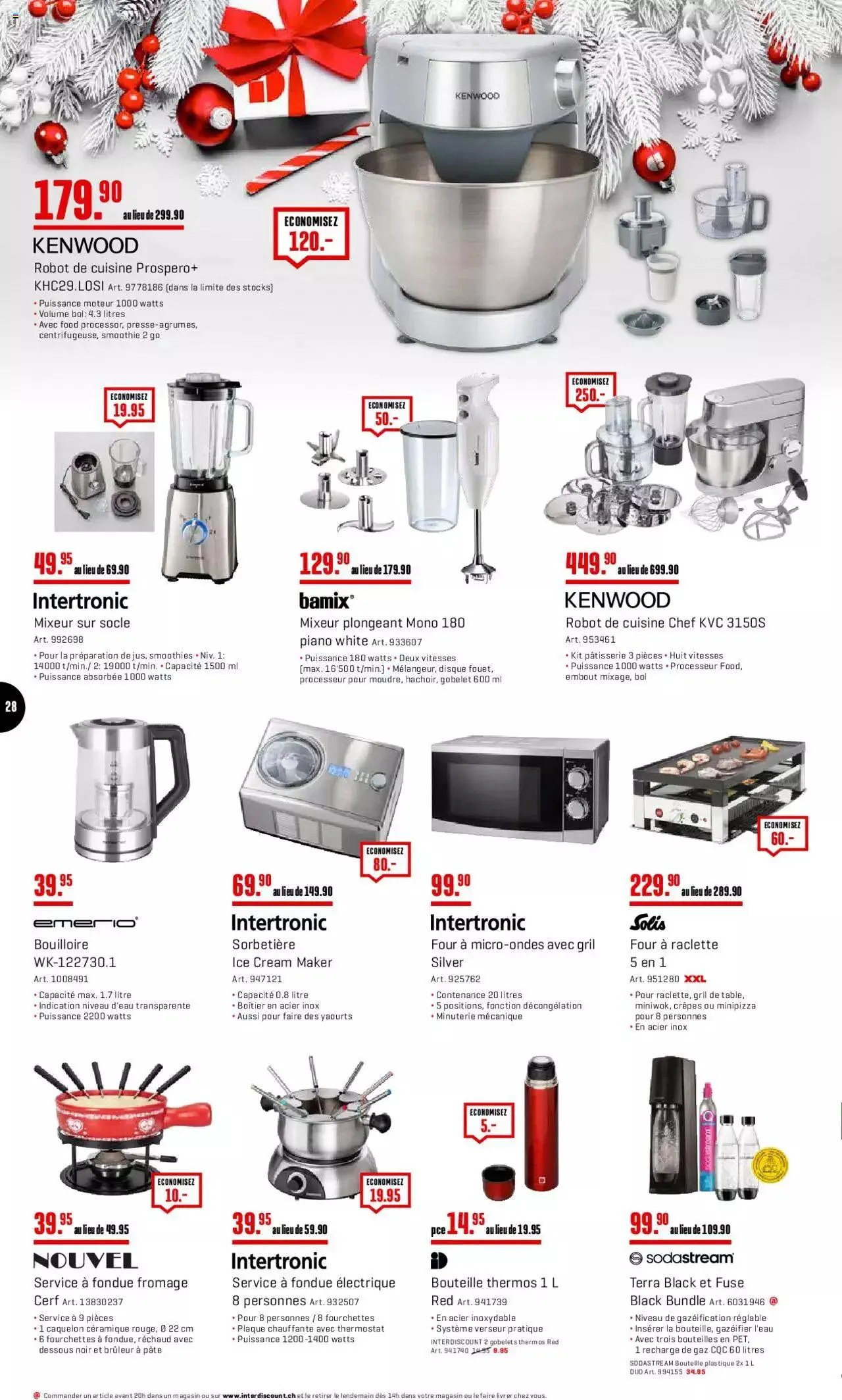 Interdiscount Aktionen FR von 4. Dezember bis 24. Dezember 2023 - Prospekt seite 28