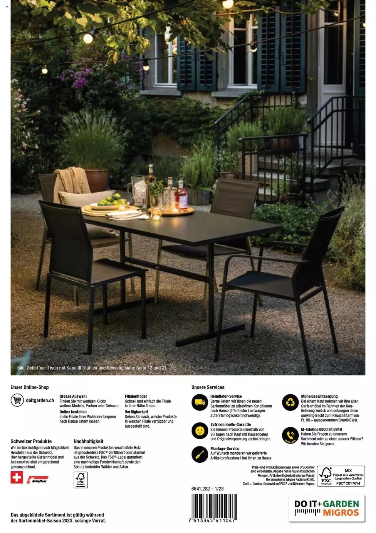 DO IT+GARDEN MIGROS - Gartenmoebel von 9. Februar bis 31. Dezember 2023 - Prospekt seite  40