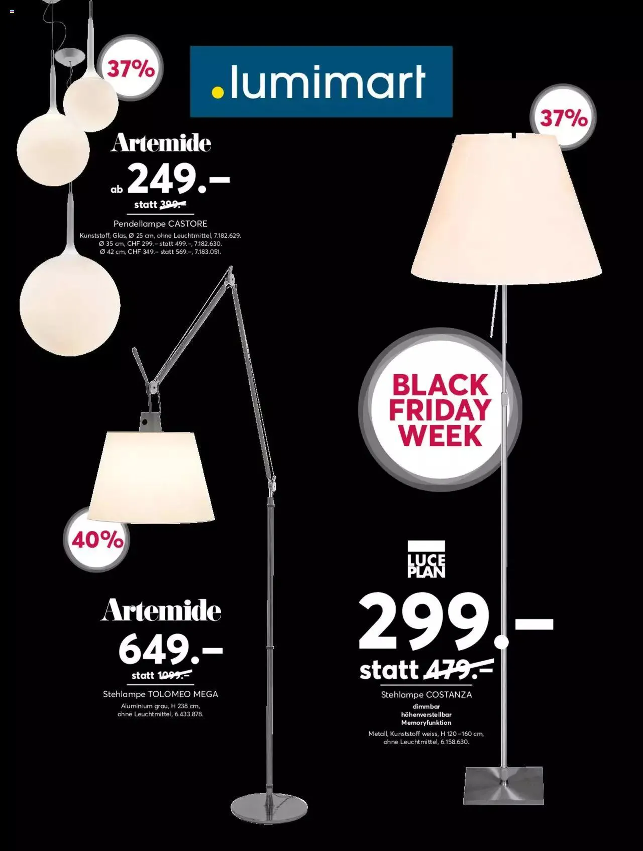 Lumimart Black Friday von 20. November bis 31. Dezember 2023 - Prospekt seite 6