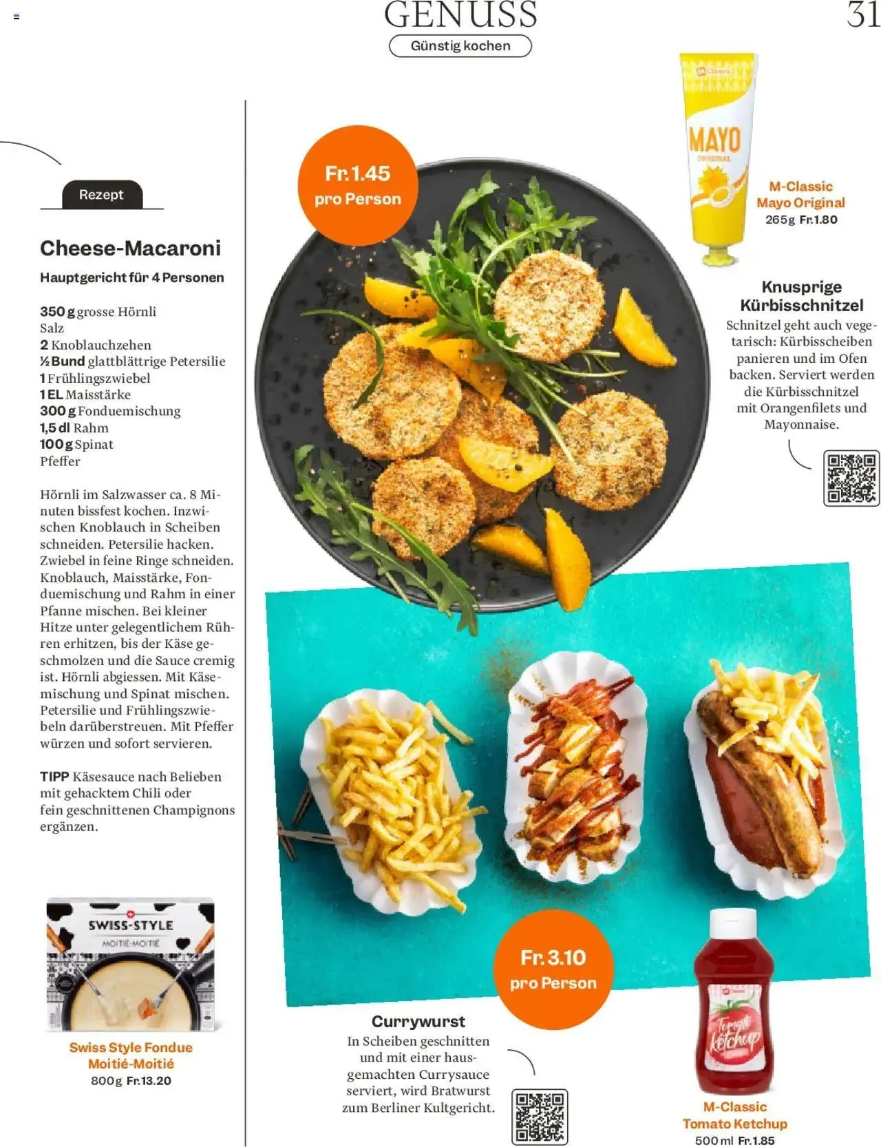 Migros - Magazin von 21. Oktober bis 27. Oktober 2024 - Prospekt seite 31