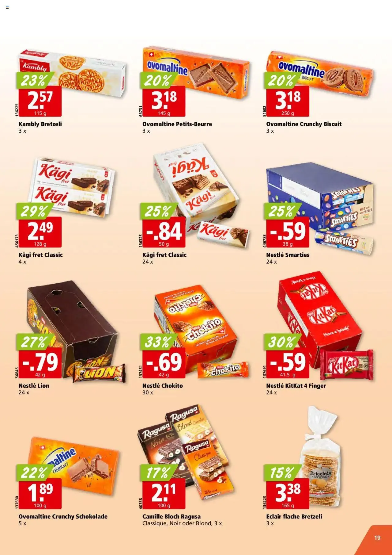 Aligro Aktionen für Businesskunden - Chavannes, Matran, Genf, Sitten von 30. September bis 5. Oktober 2024 - Prospekt seite  19