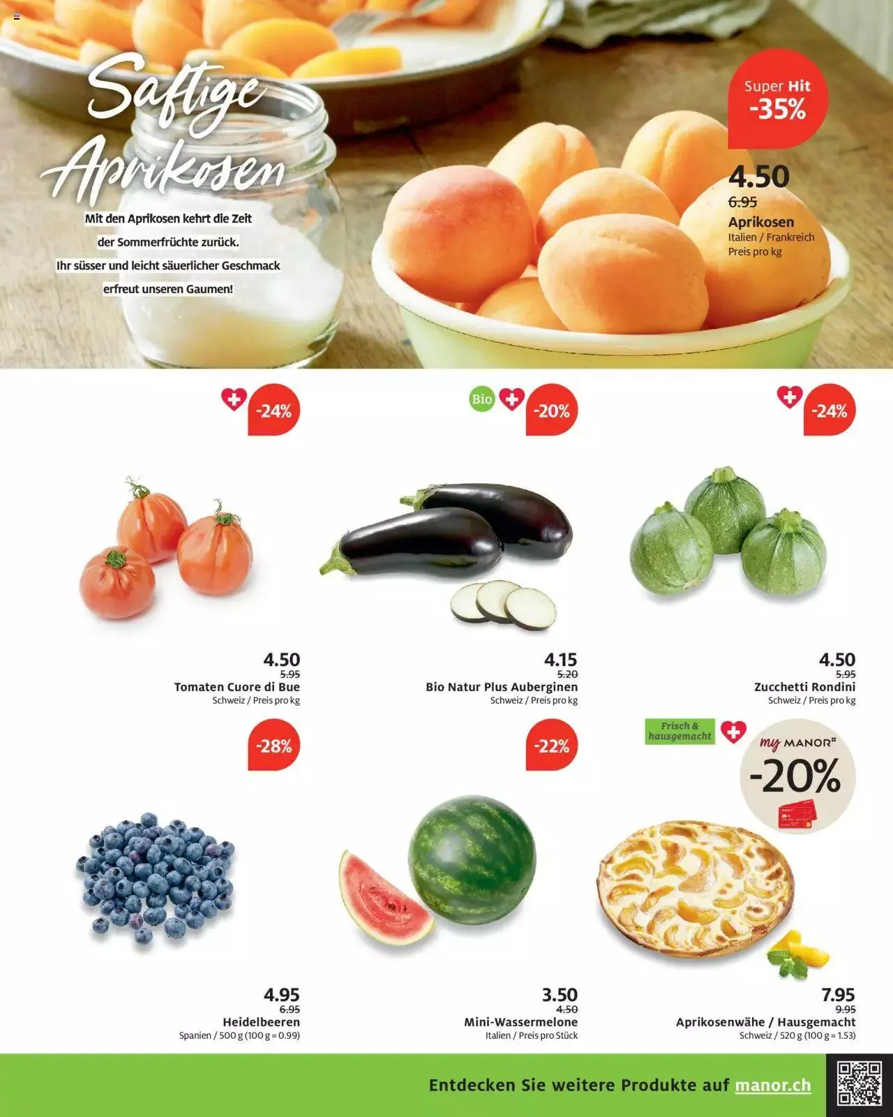 Manor Aktionen von 18. Juni bis 24. Juni 2024 - Prospekt seite  6