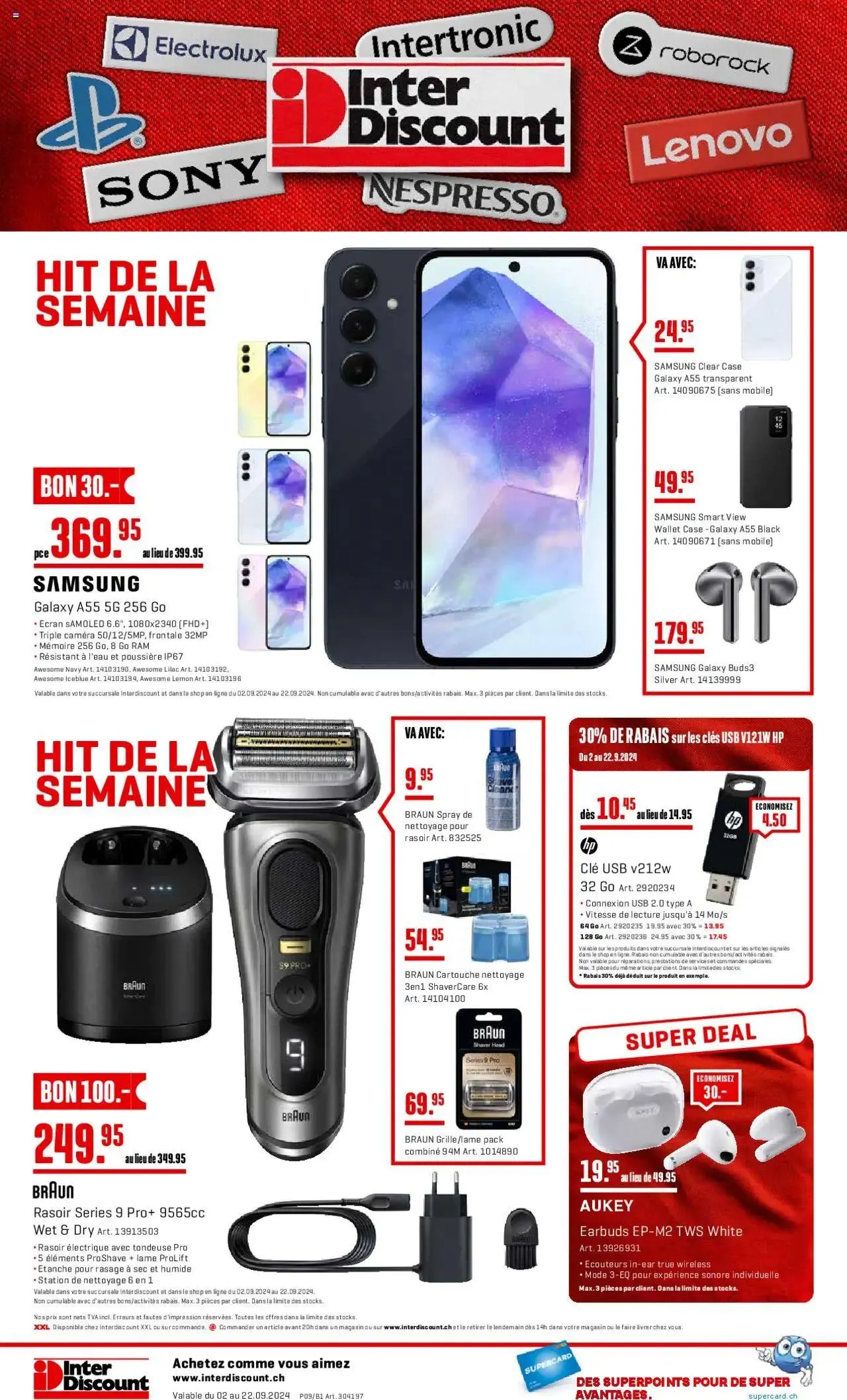 Interdiscount Prospectus von 2. September bis 22. September 2024 - Prospekt seite  32