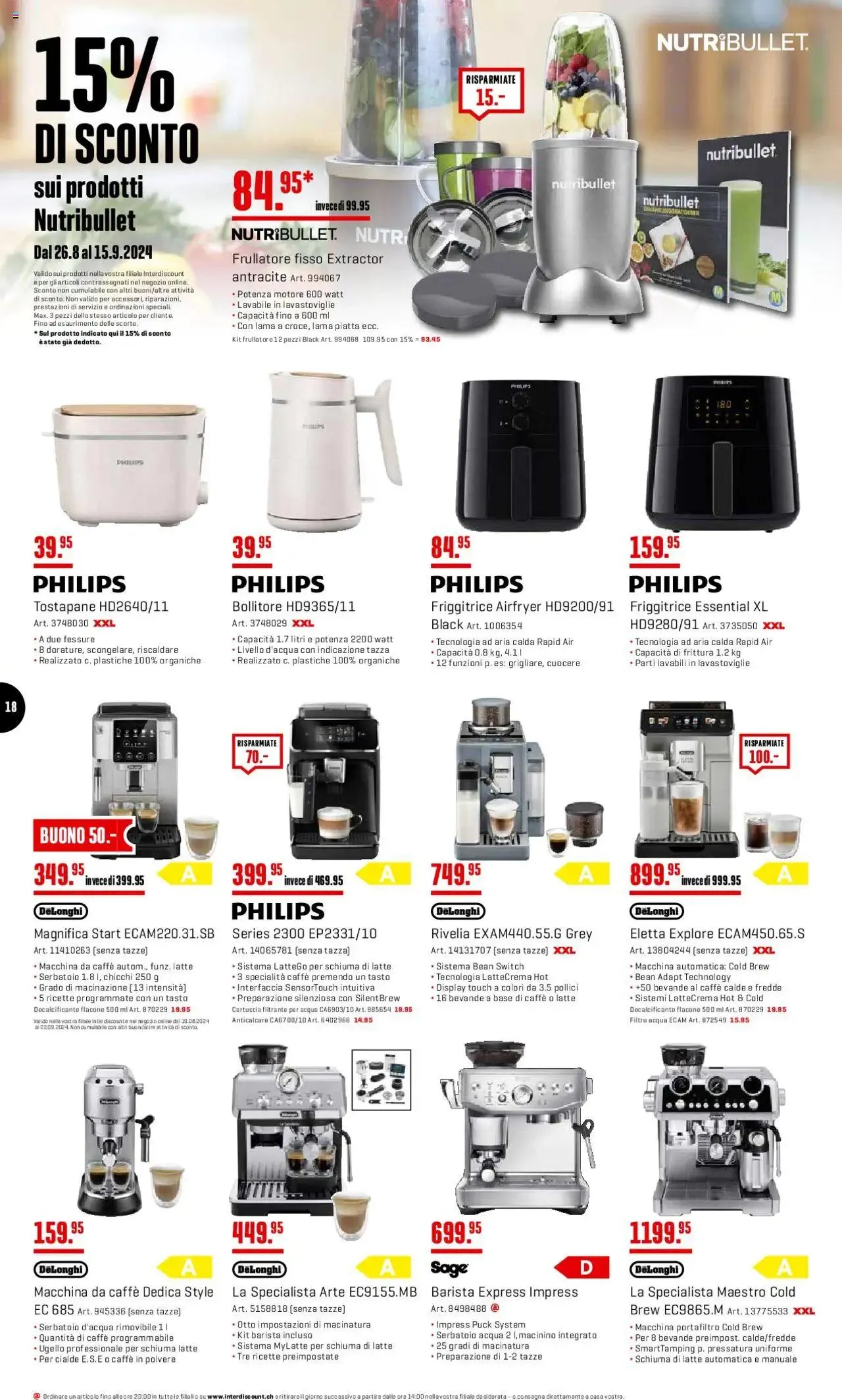 Interdiscount Prospetto von 2. September bis 22. September 2024 - Prospekt seite  18