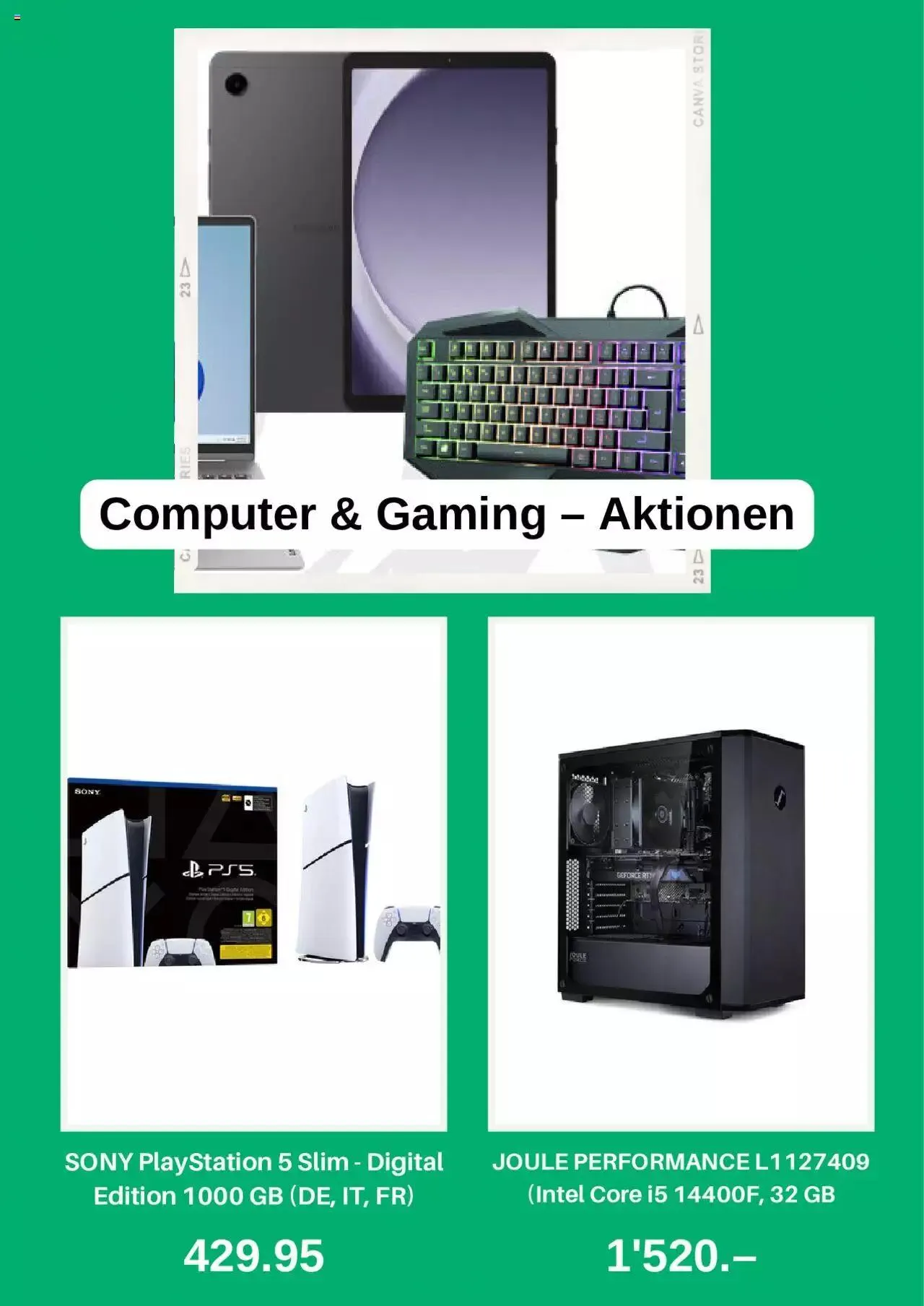 Microspot Aktionen von 1. April bis 7. April 2024 - Prospekt seite  4