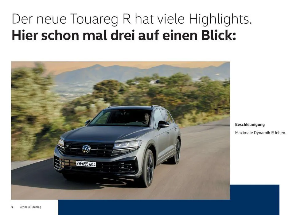 Der Neue Touareg von 16. Januar bis 31. Dezember 2024 - Prospekt seite  4