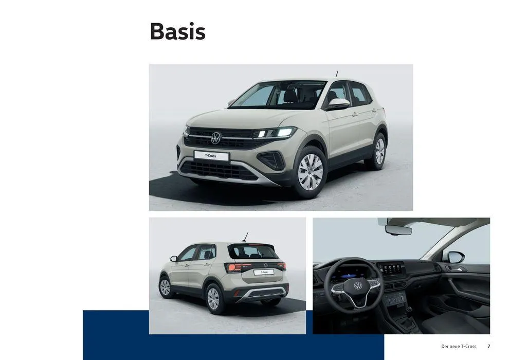Der T-Cross von 16. Januar bis 31. Dezember 2024 - Prospekt seite  7