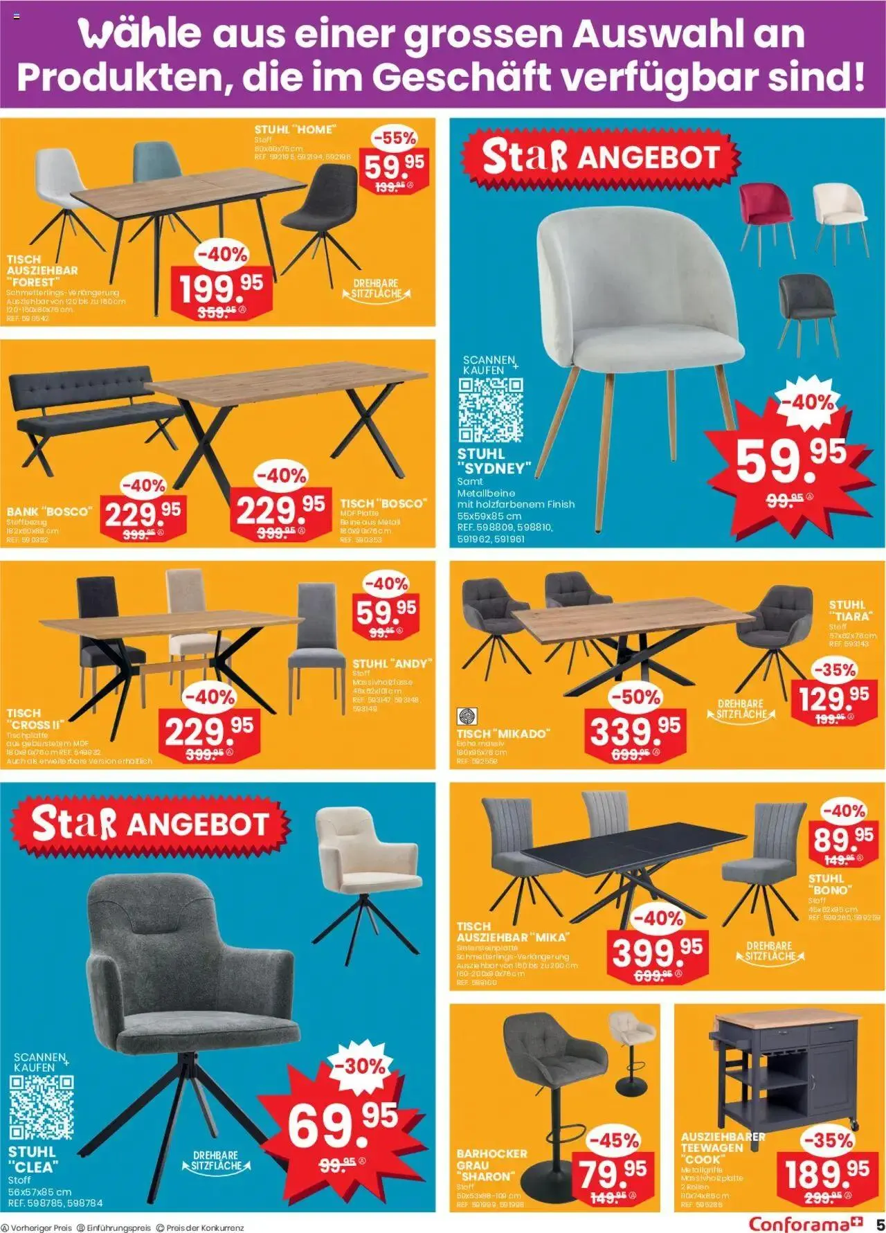 Conforama Aktionen Festival von 15. Oktober bis 28. Oktober 2024 - Prospekt seite  5