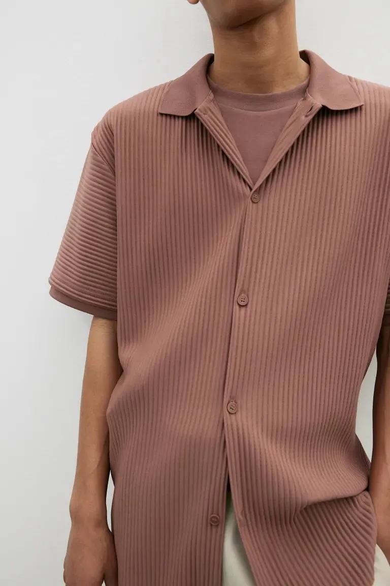 Πλισέ πουκάμισο Loose Fit
