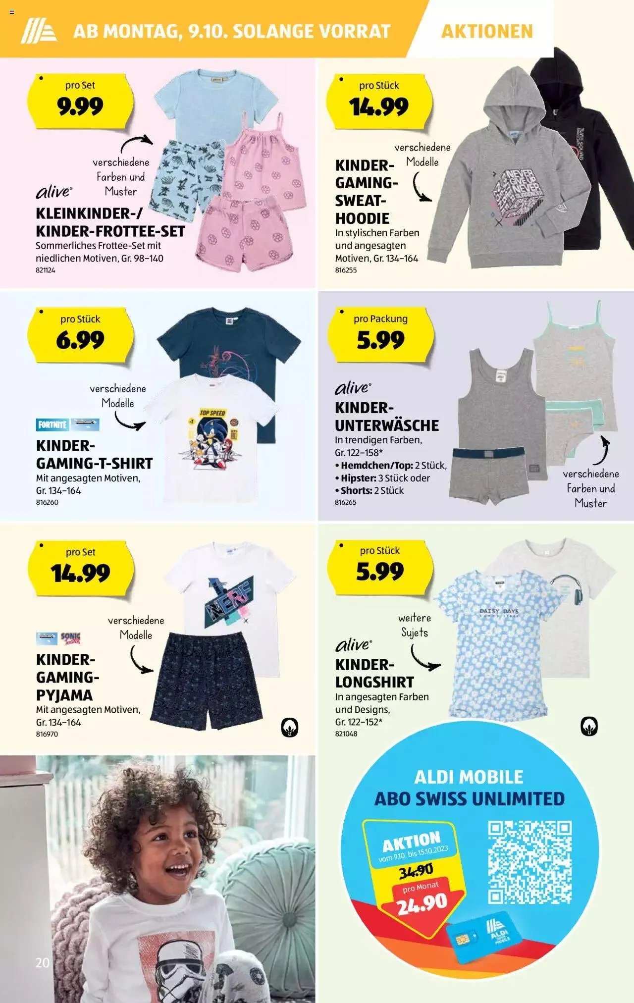 Aldi Aktionen von 5. Oktober bis 11. Oktober 2023 - Prospekt seite  20