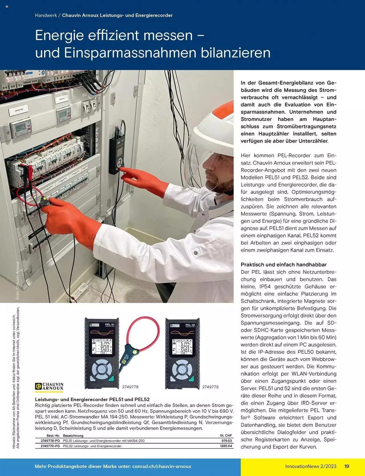 Conrad Handwerk und Technik von 8. Mai bis 31. Dezember 2023 - Prospekt seite  19
