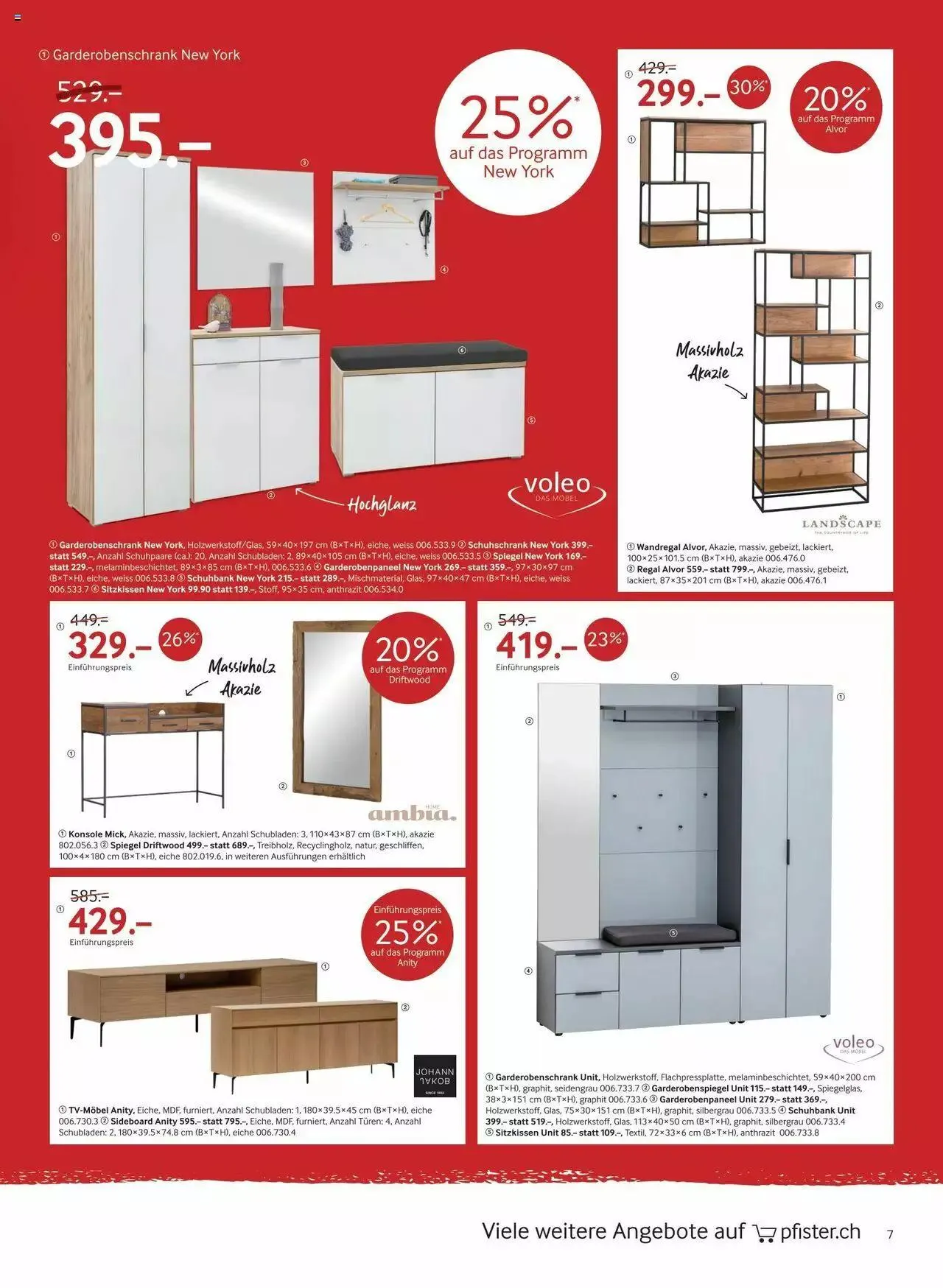 Pfister Rotstift Summer 2023 von 27. Juni bis 21. August 2023 - Prospekt seite  7