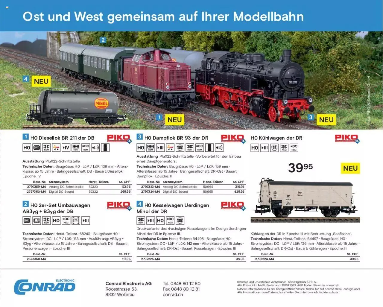 Conrad Modellbahn Katalog 2023/24 von 5. September bis 31. Dezember 2024 - Prospekt seite  292