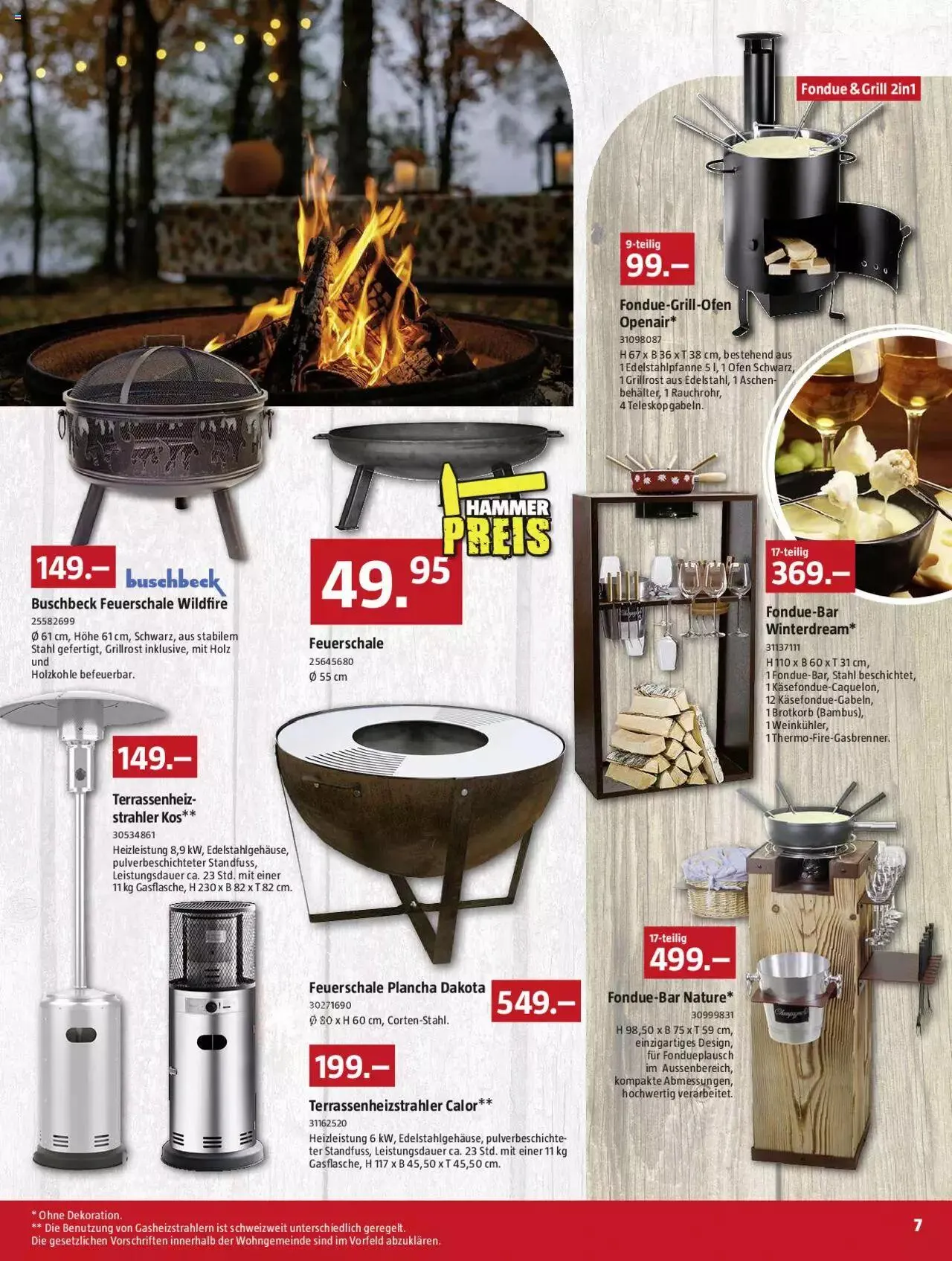 Bauhaus Aktionen von 27. November bis 31. Dezember 2023 - Prospekt seite  7