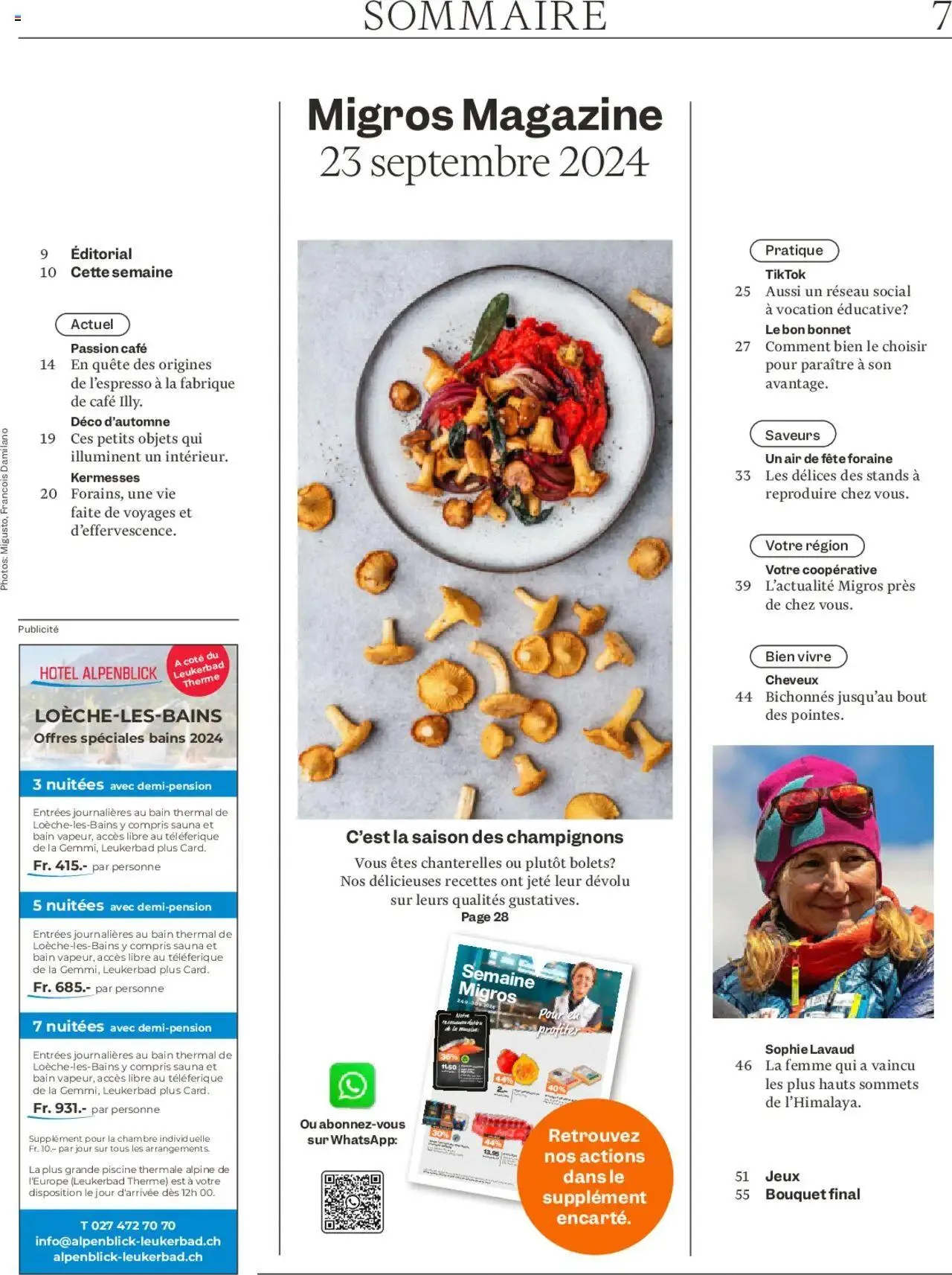 Migros - Magazin FR von 23. September bis 29. September 2024 - Prospekt seite  7