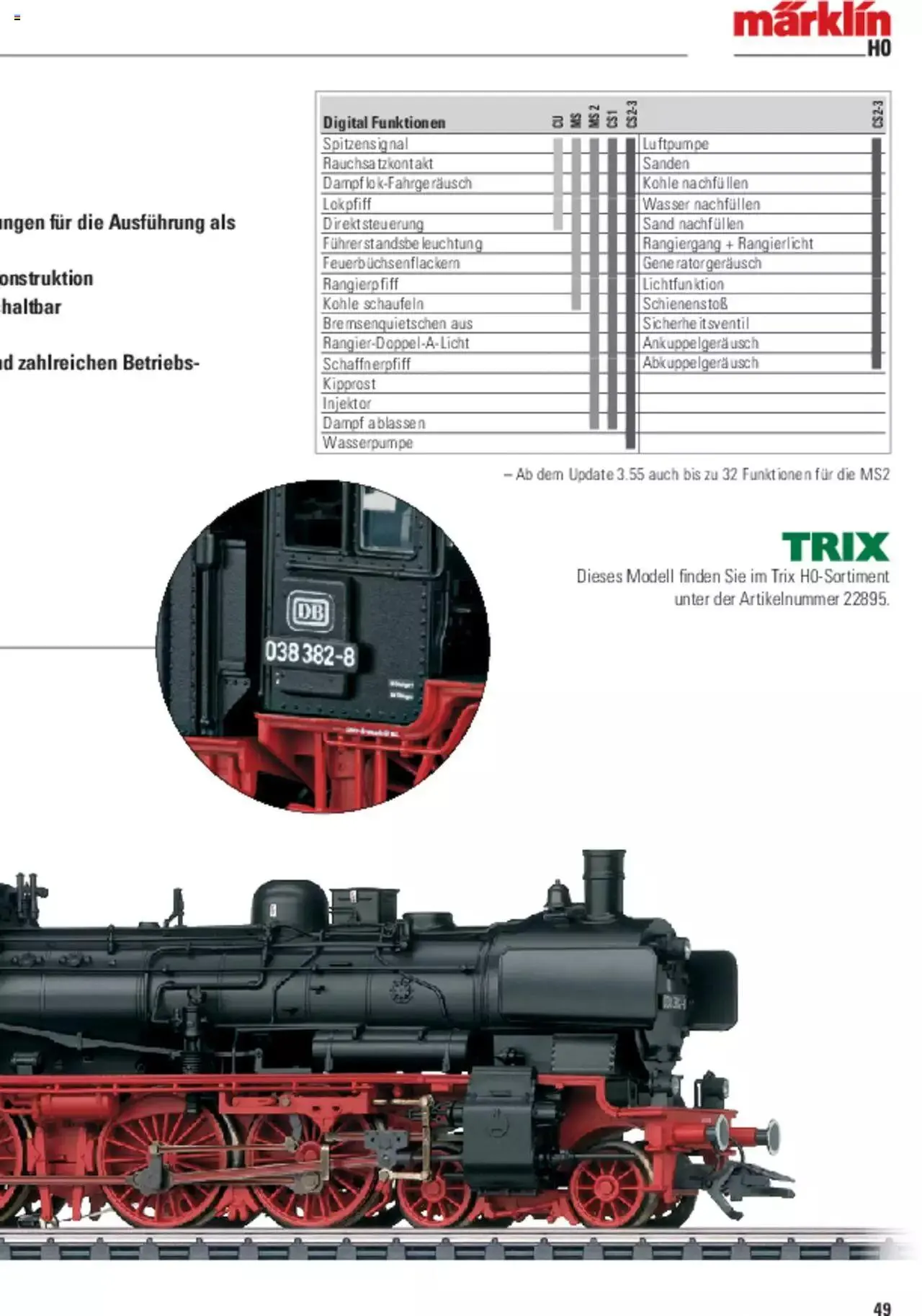 Conrad - Märklin Neuheiten 2022 von 28. März bis 31. Dezember 2023 - Prospekt seite  102