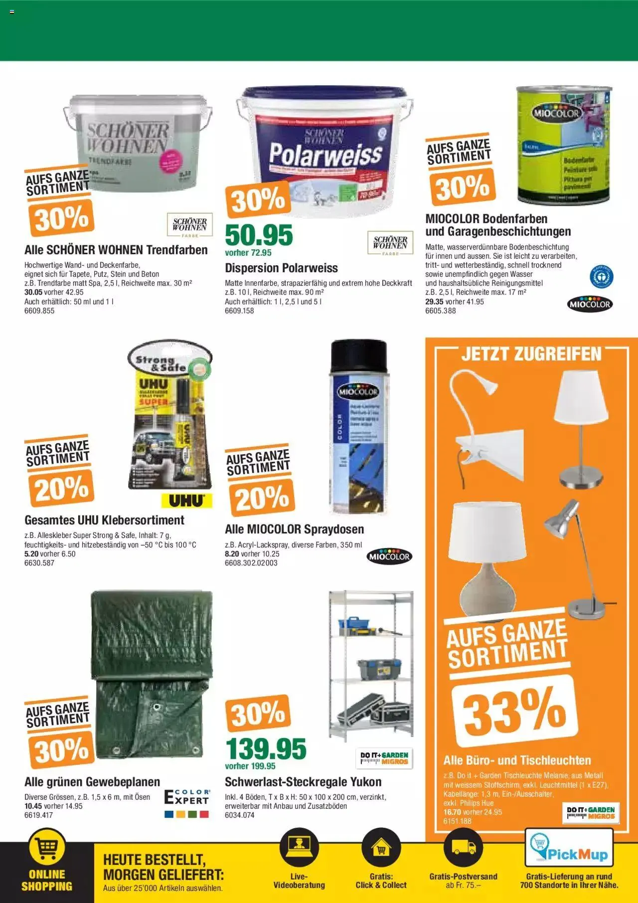 DO IT+GARDEN MIGROS Aktionen von 26. September bis 9. Oktober 2023 - Prospekt seite 11