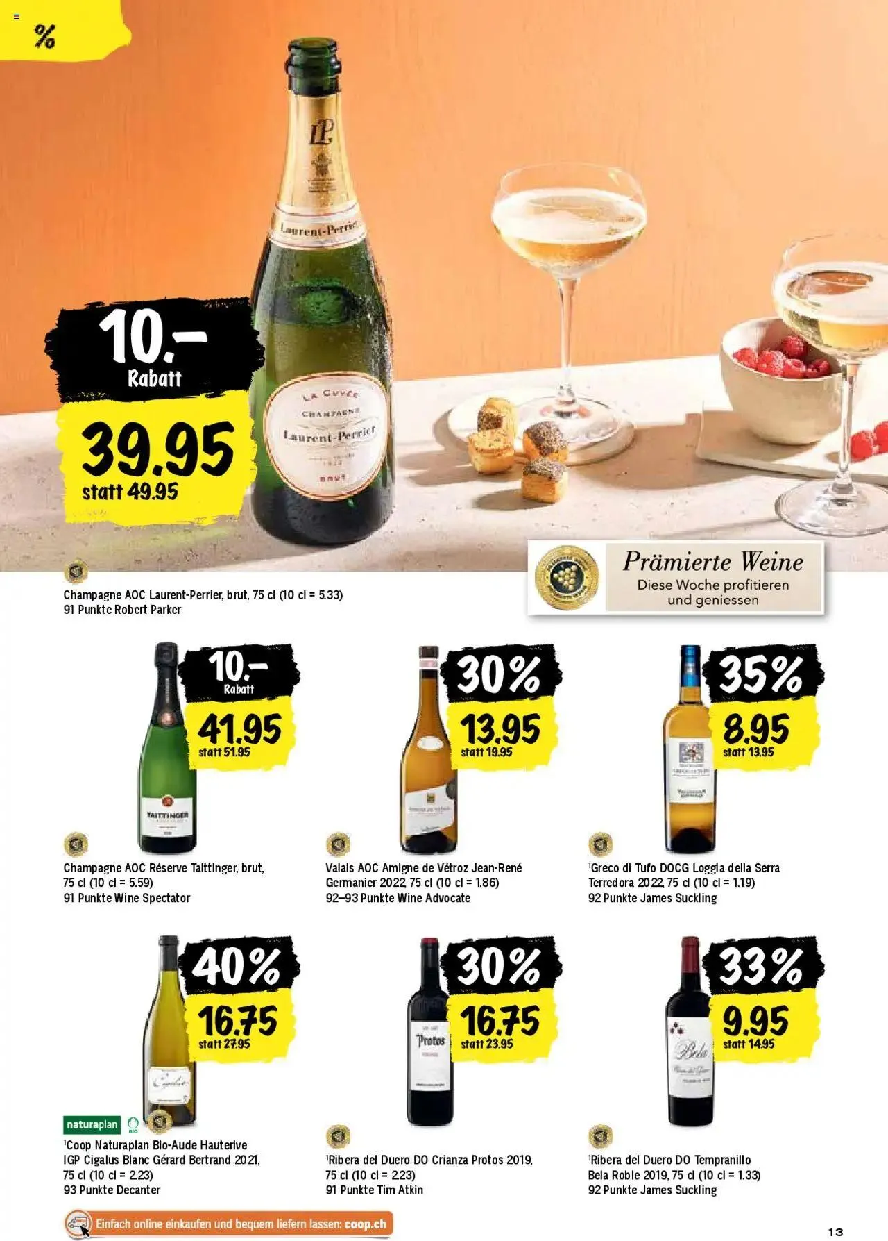 Coop Aktionen von 6. August bis 11. August 2024 - Prospekt seite 13