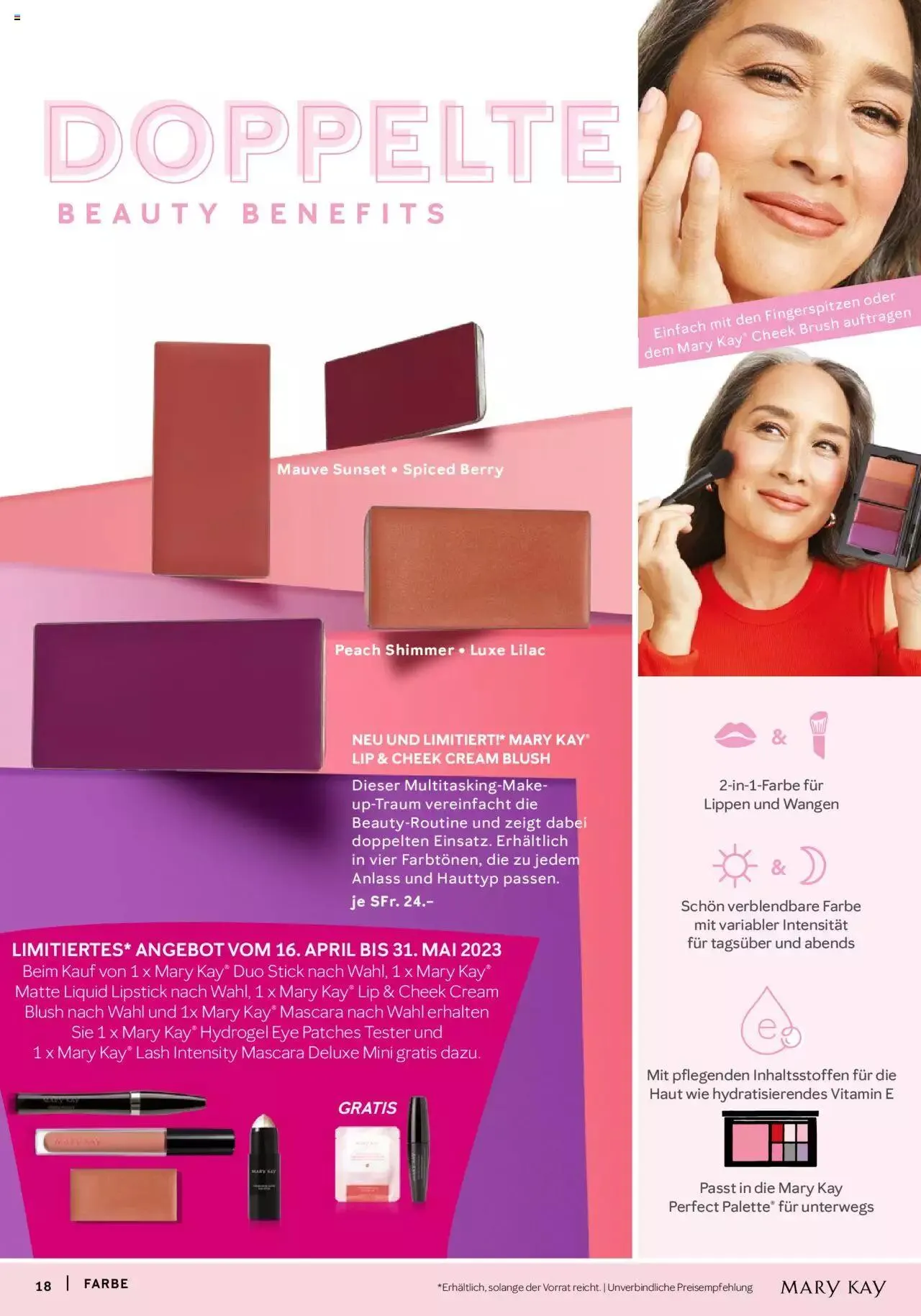Mary Kay Aktionen von 17. April bis 31. Dezember 2023 - Prospekt seite  18