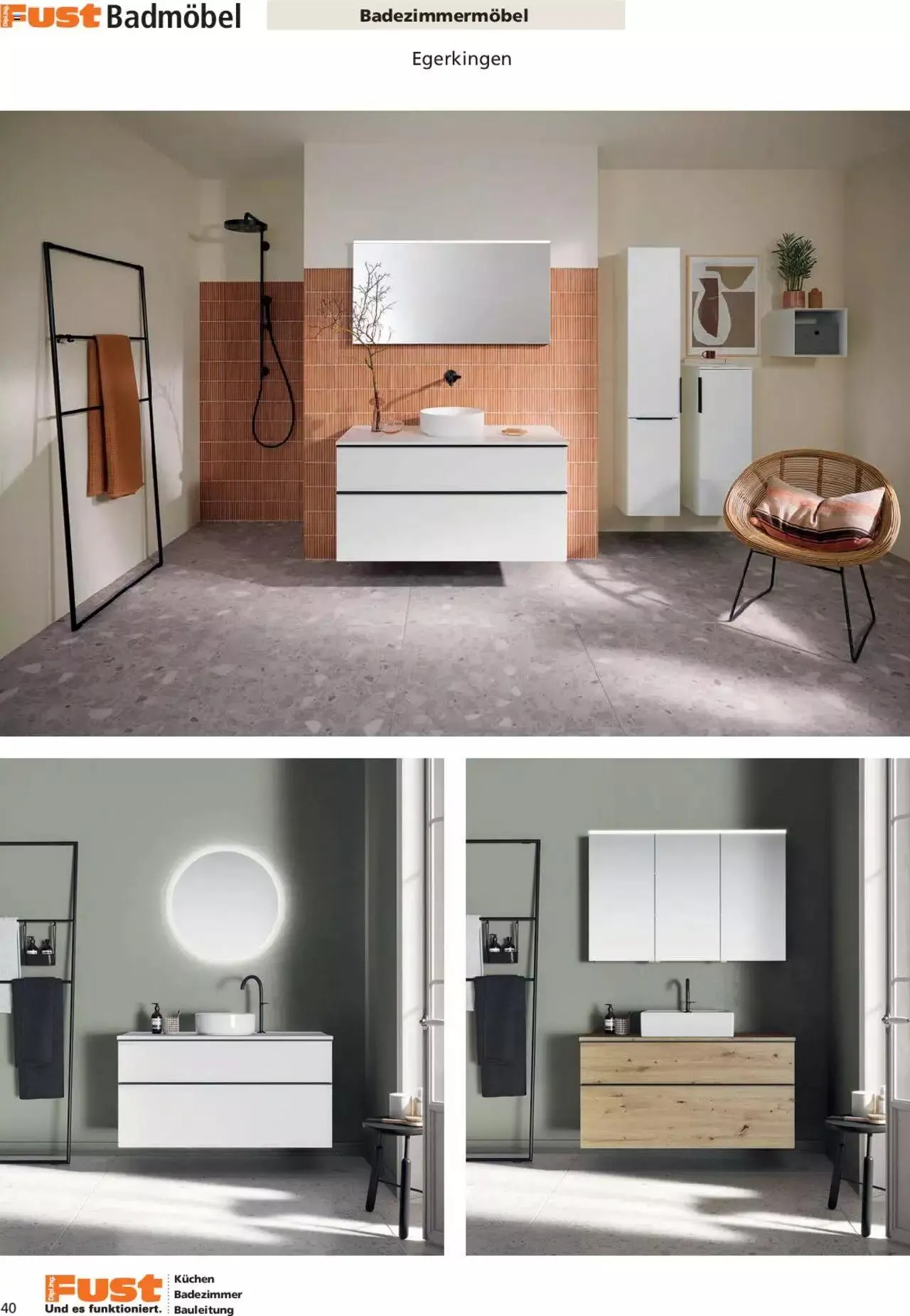 Fust Aktionen Badezimmermagazin von 17. April bis 31. Dezember 2024 - Prospekt seite  40