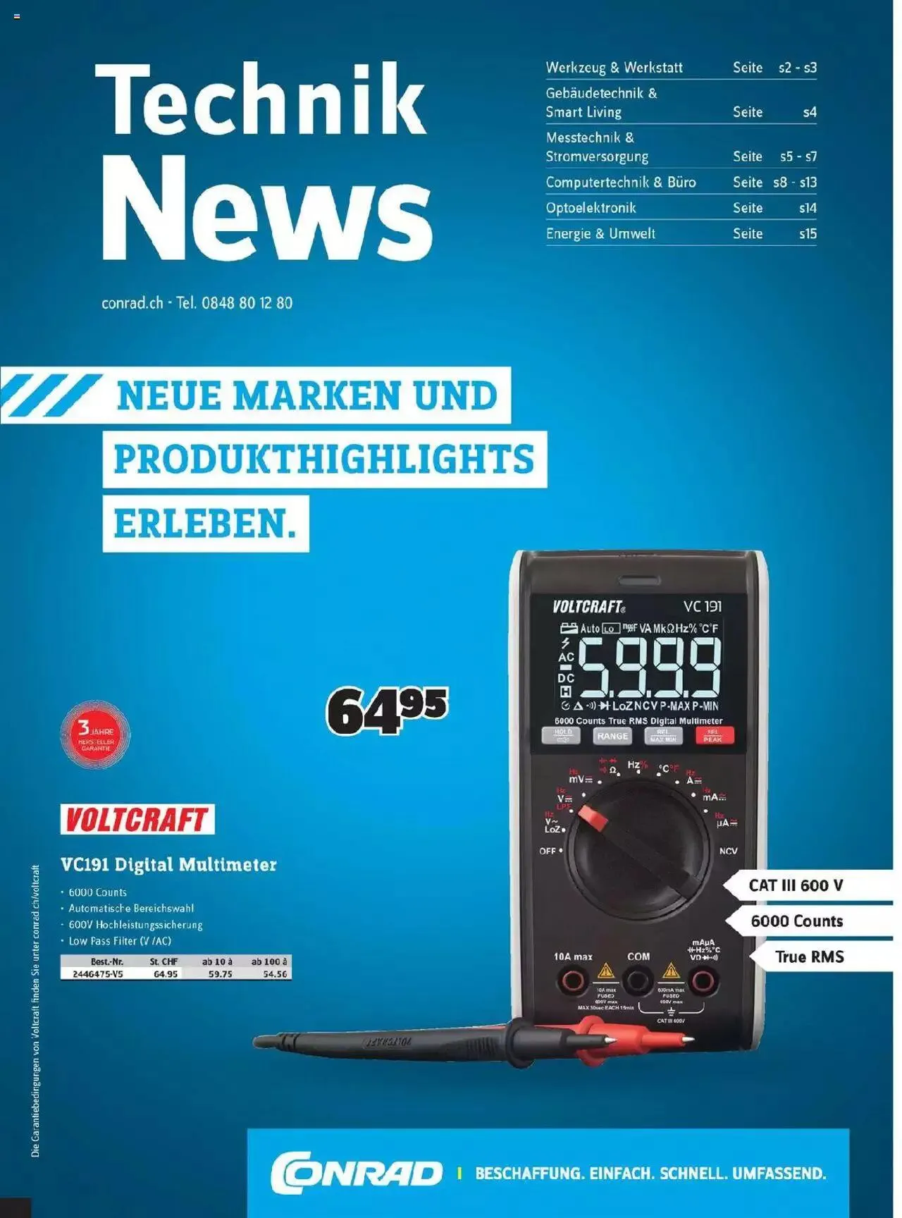 Conrad - Innovation News von 26. September bis 31. Dezember 2023 - Prospekt seite  25