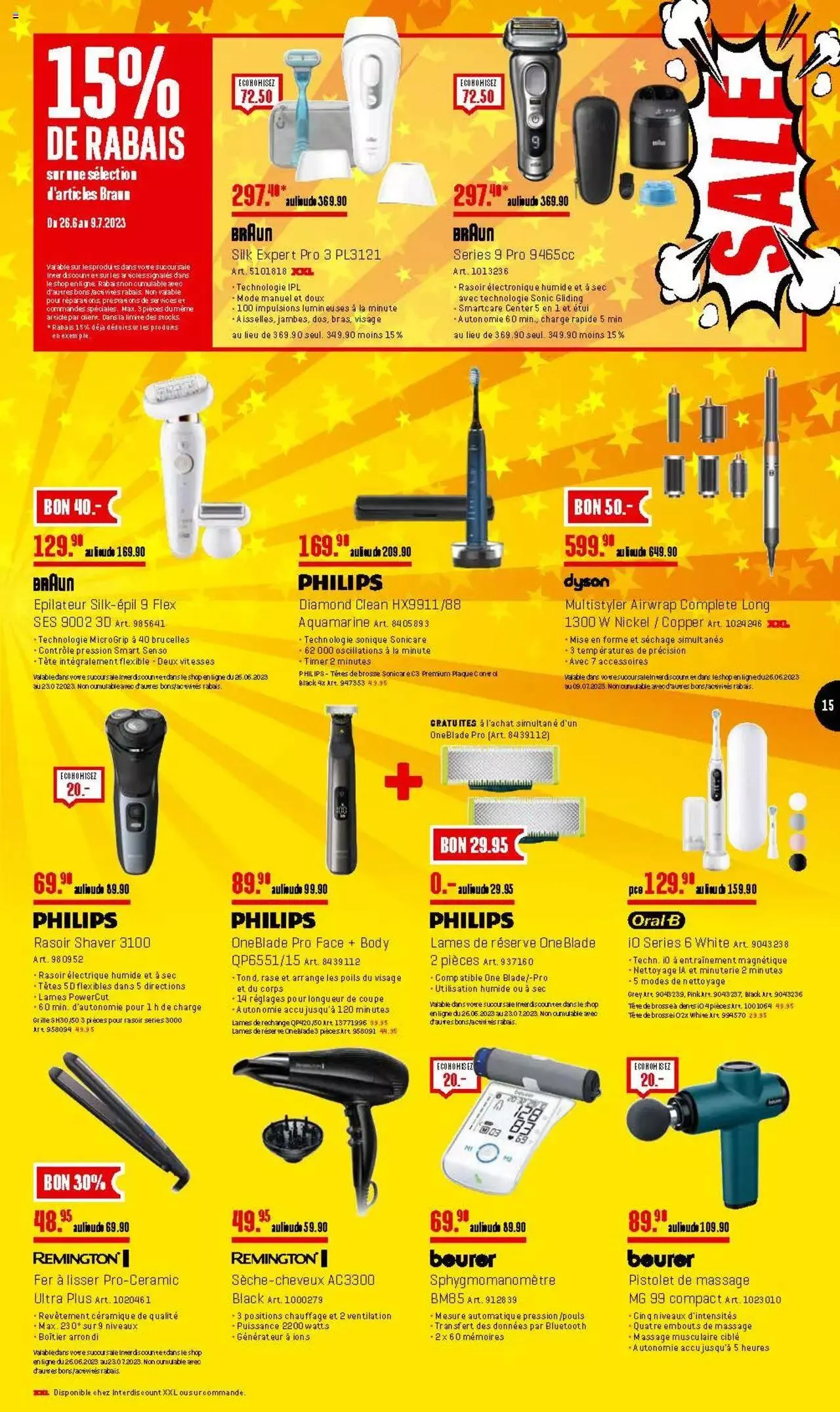 Interdiscount Aktionen FR von 26. Juni bis 31. Dezember 2023 - Prospekt seite  15