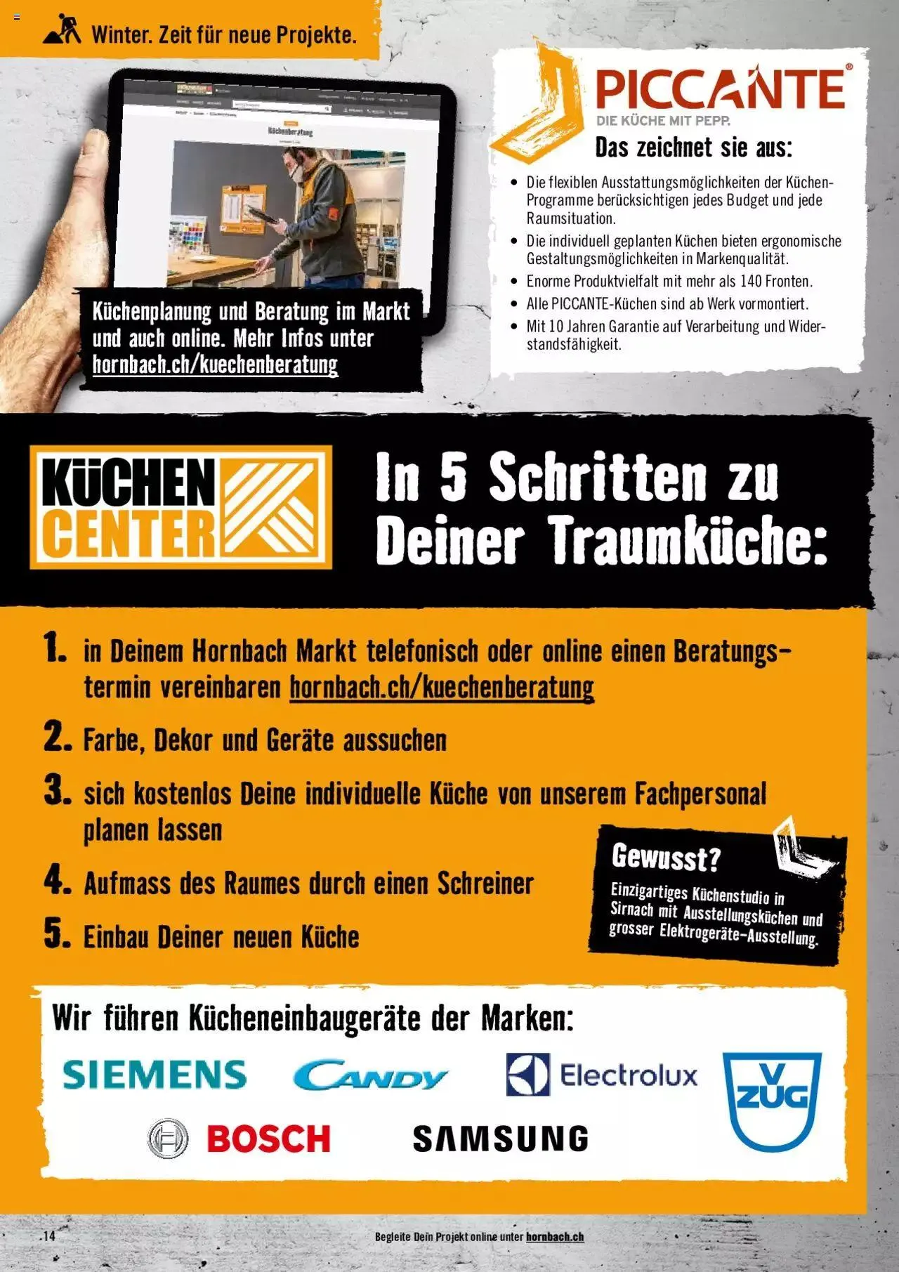 Hornbach Aktionen von 1. Februar bis 26. Februar 2024 - Prospekt seite 14