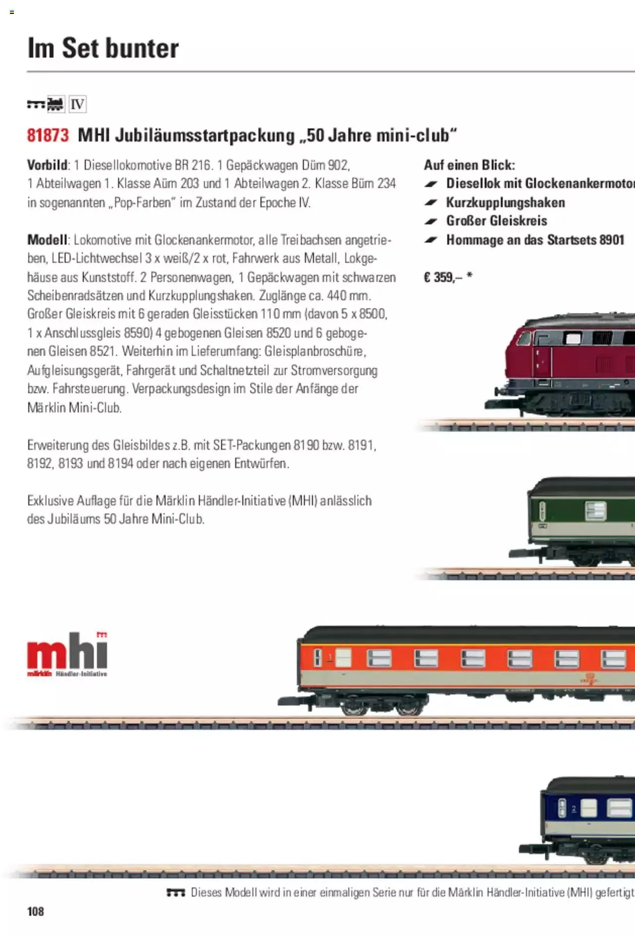 Conrad - Märklin Neuheiten 2022 von 28. März bis 31. Dezember 2023 - Prospekt seite  219