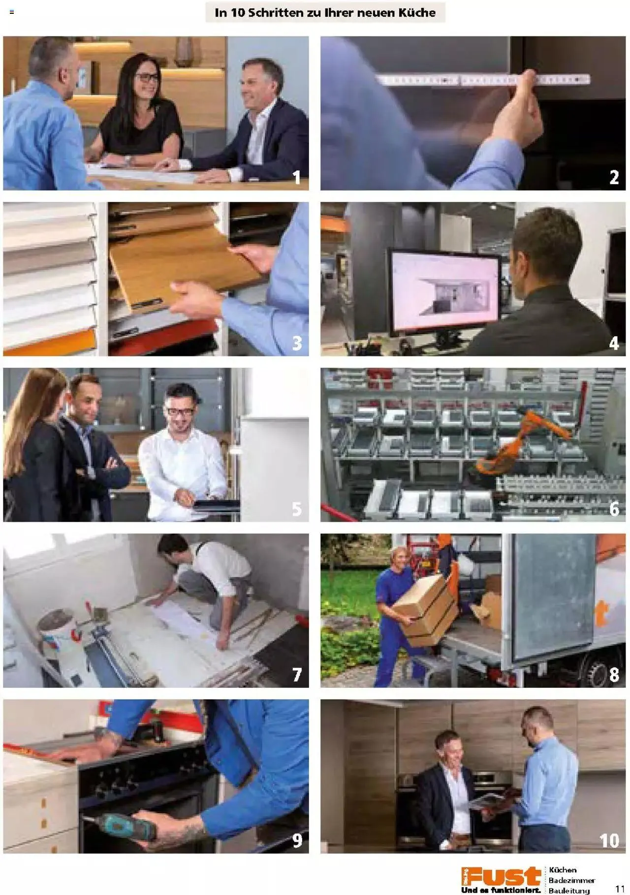 Fust Küchen- und Badezimmerprospekt von 4. März bis 31. Dezember 2024 - Prospekt seite  11