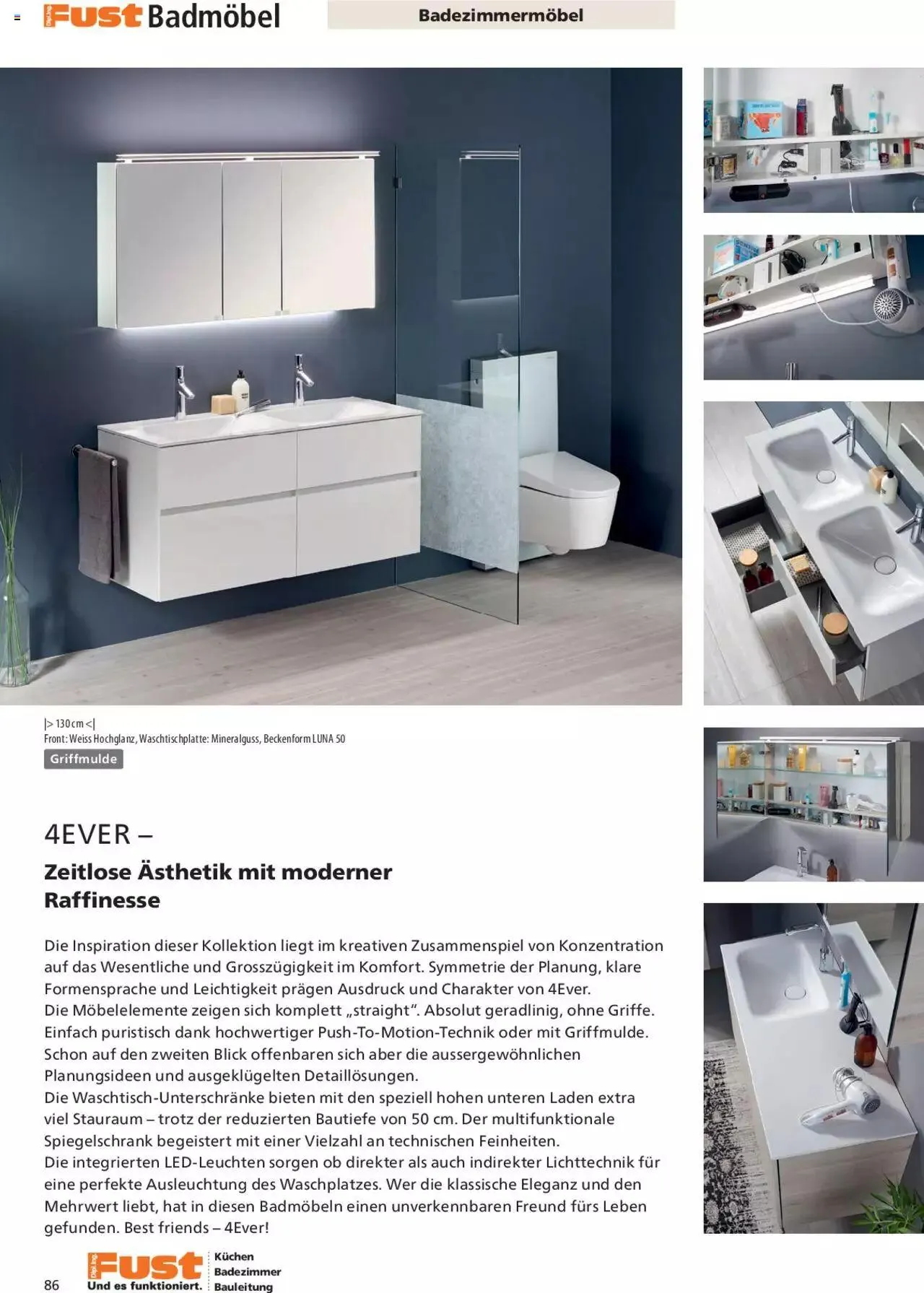 Fust Aktionen Badezimmermagazin von 17. April bis 31. Dezember 2024 - Prospekt seite  86