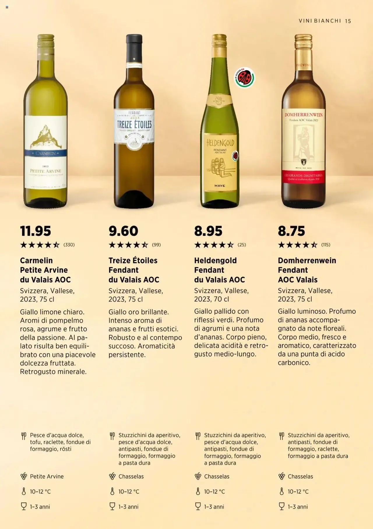 Denner Aktionen Guida dei vini 2024/2025 von 11. September bis 31. Dezember 2024 - Prospekt seite 15