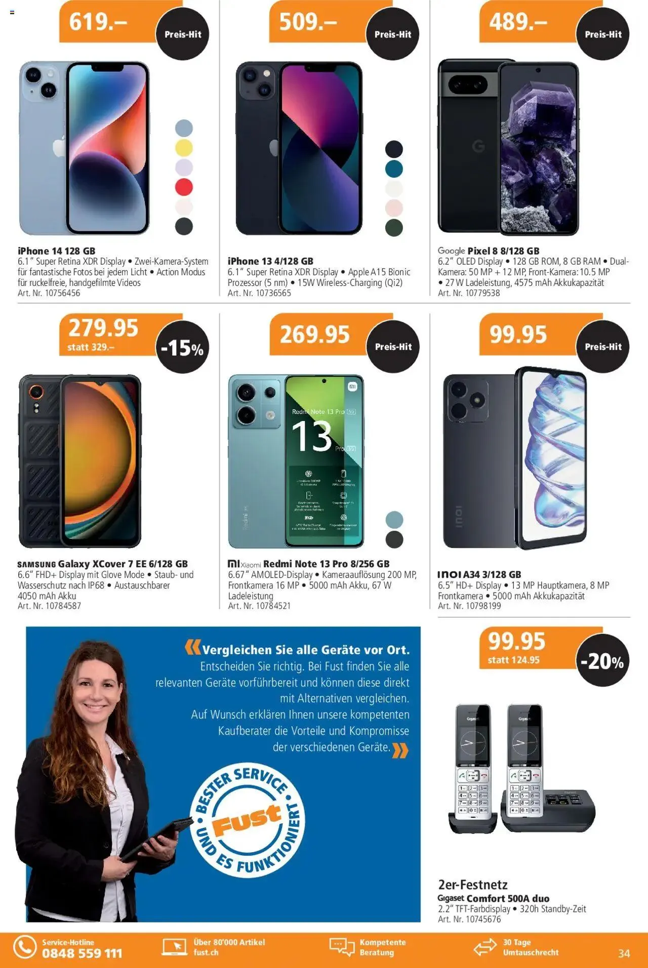 Fust Aktionen von 24. September bis 26. Oktober 2025 - Prospekt seite 34