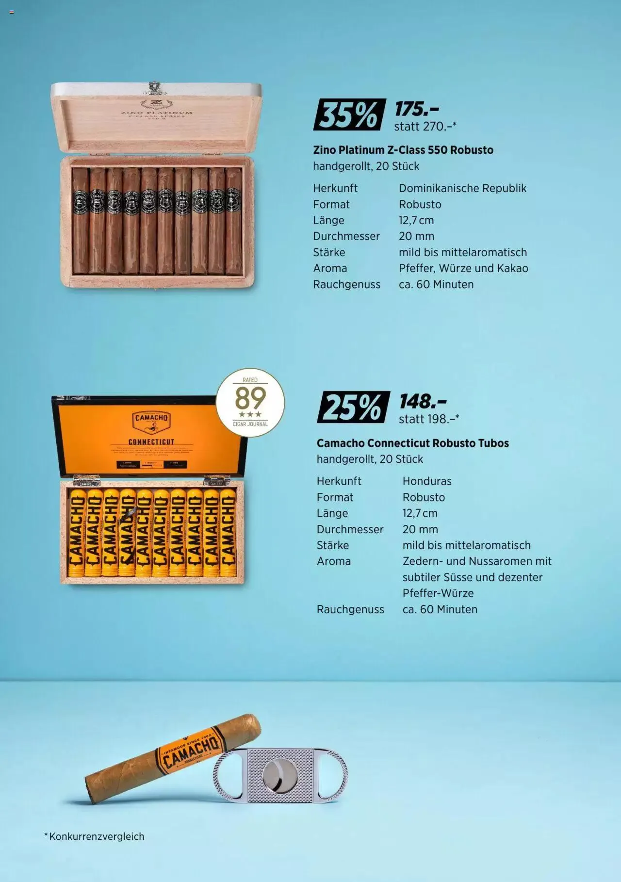 Denner Aktionen drinks and cigars DE von 6. Juni bis 31. Dezember 2023 - Prospekt seite 10