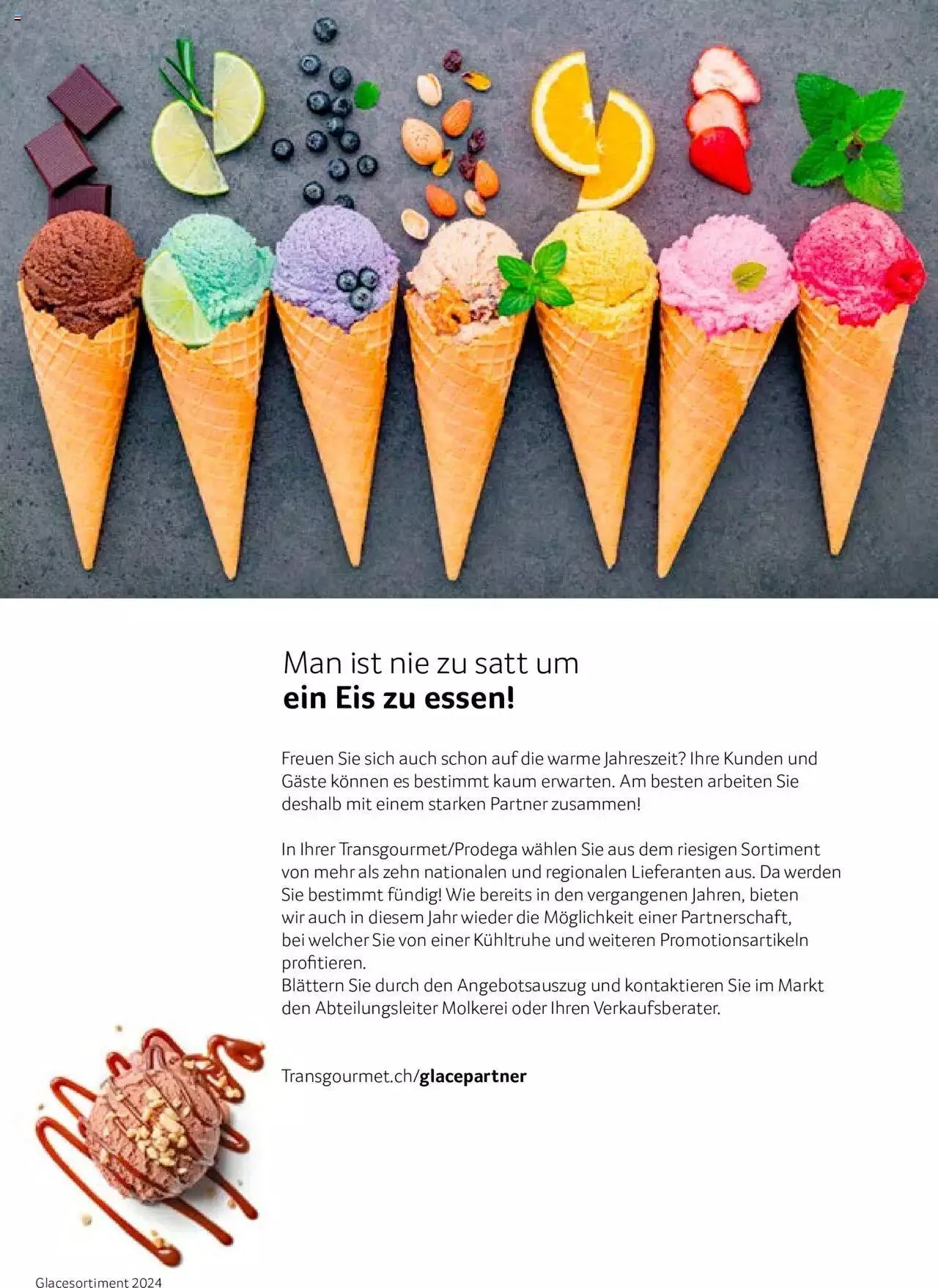 Prodega Aktionen Ihr Glace-Partner 2024 von 4. März bis 31. Dezember 2024 - Prospekt seite  2
