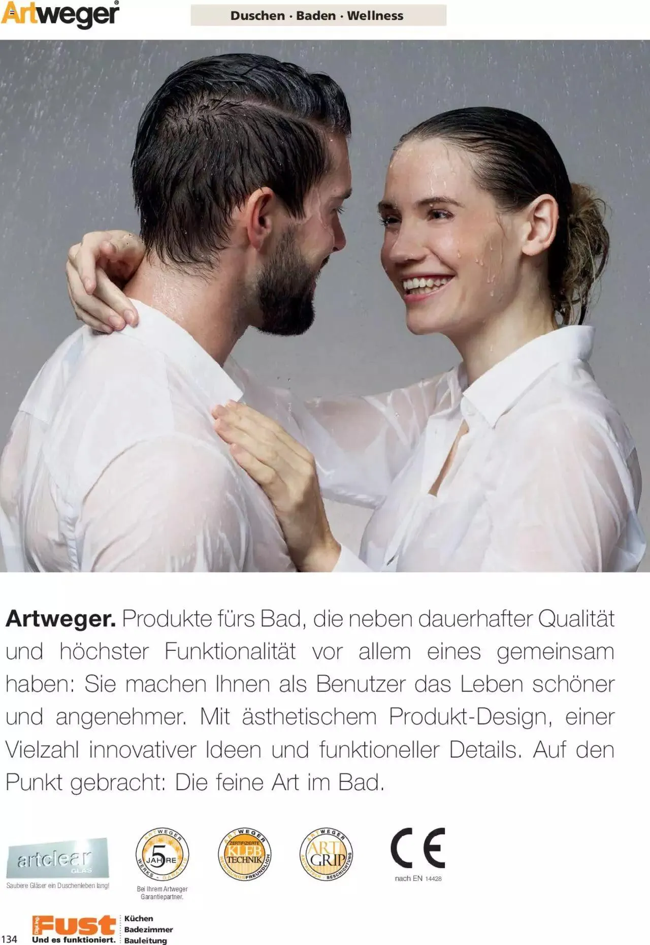Fust Aktionen Badezimmermagazin von 17. April bis 31. Dezember 2024 - Prospekt seite  134