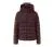 Steppjacke mit Kapuze, dunkelbraun