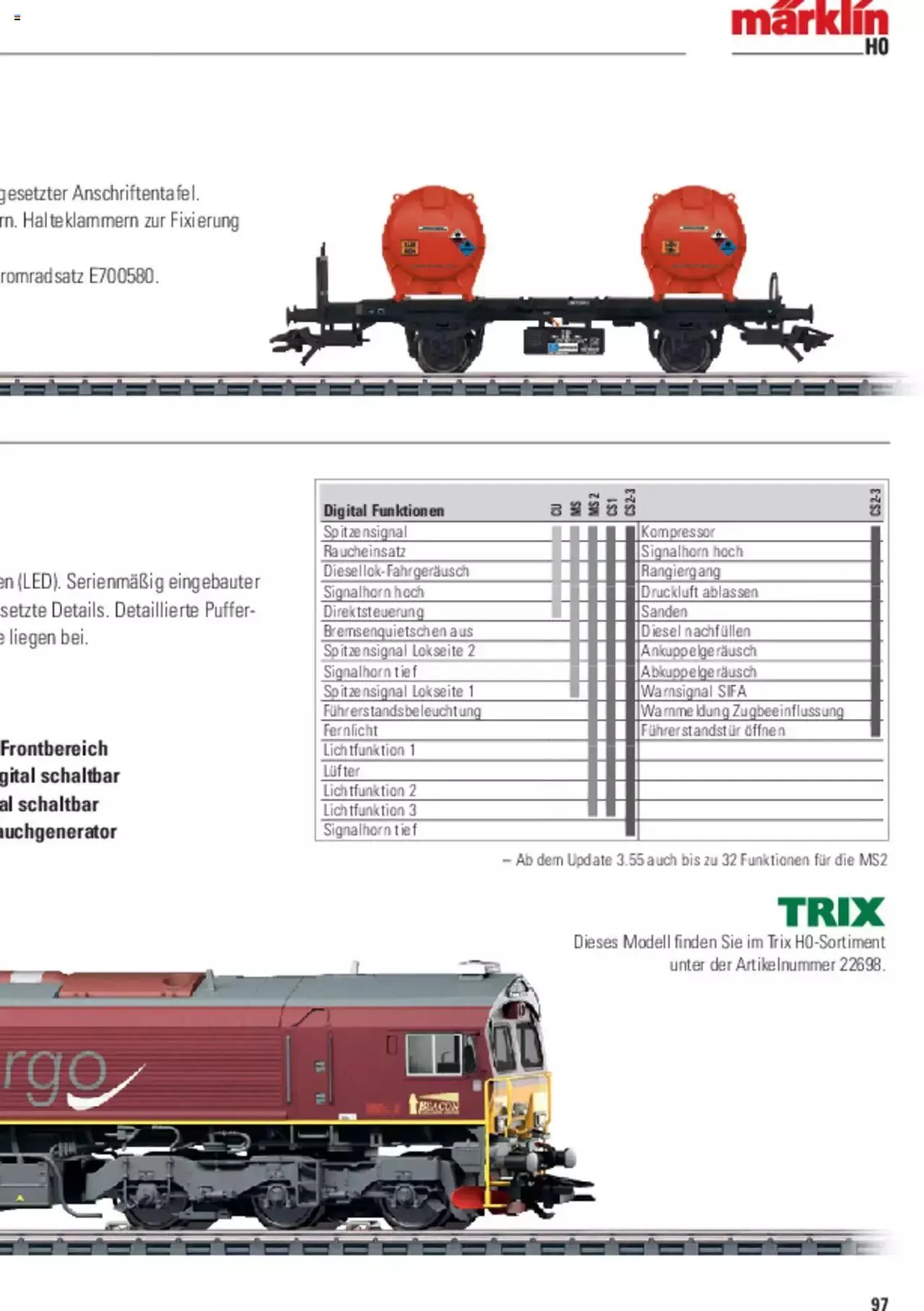 Conrad - Märklin Neuheiten 2022 von 28. März bis 31. Dezember 2023 - Prospekt seite  198