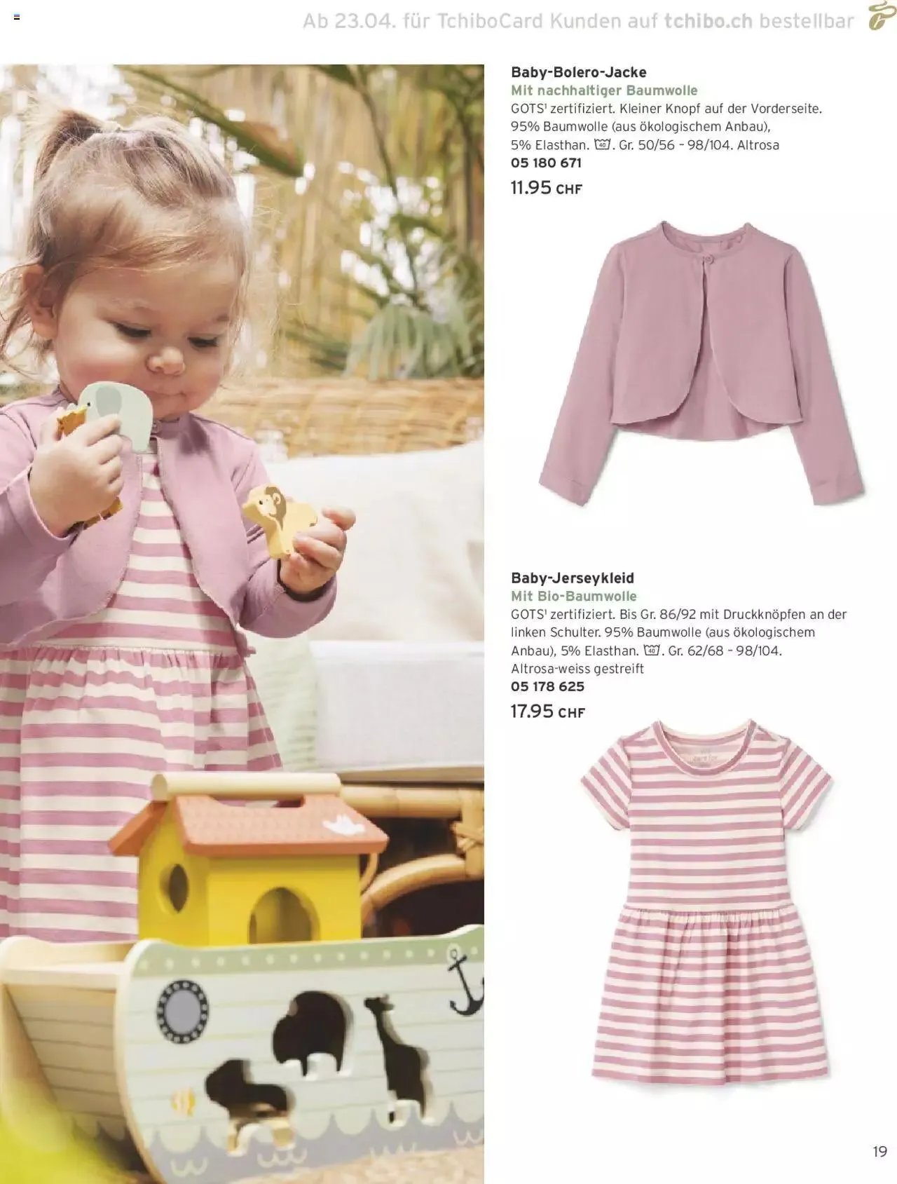 Tchibo Aktionen von 22. April bis 31. Dezember 2024 - Prospekt seite  19