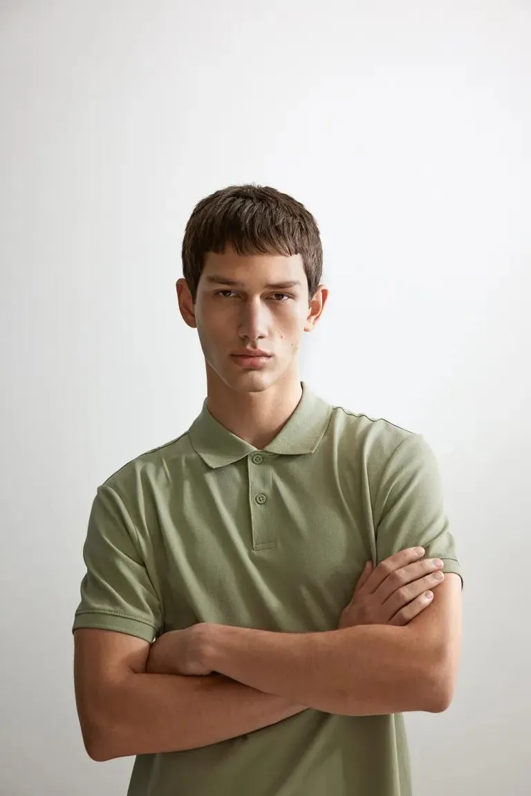 Πικέ μπλούζα polo Regular Fit