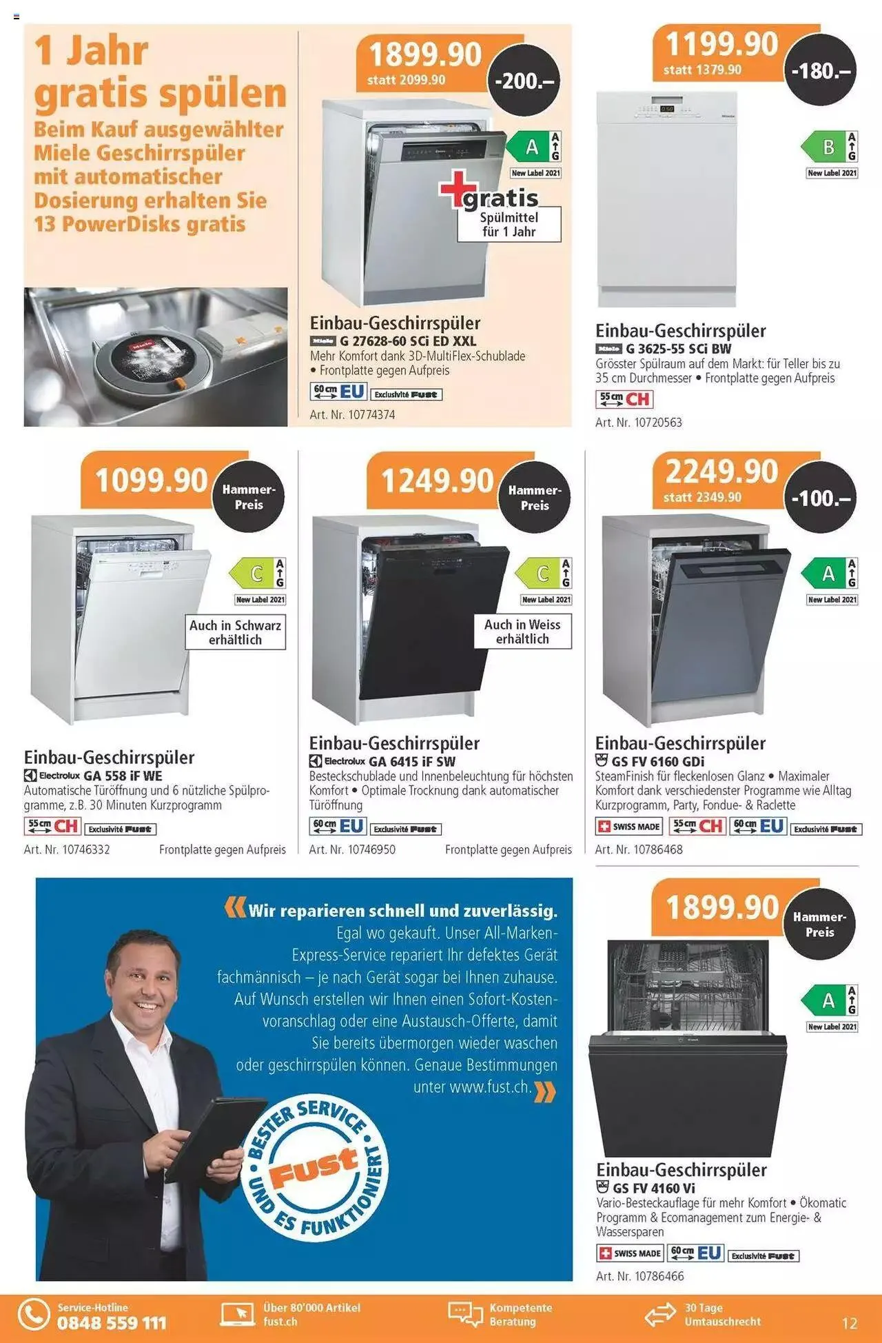 Fust Aktionen von 30. Mai bis 23. Juni 2024 - Prospekt seite 12
