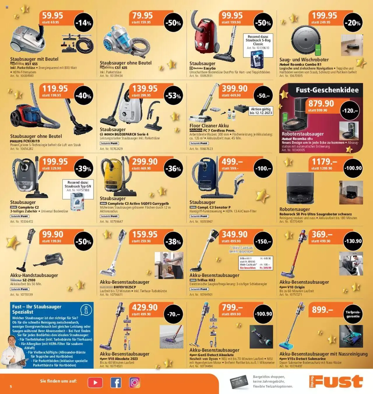 Fust Aktionen von 4. Dezember bis 10. Dezember 2023 - Prospekt seite 5