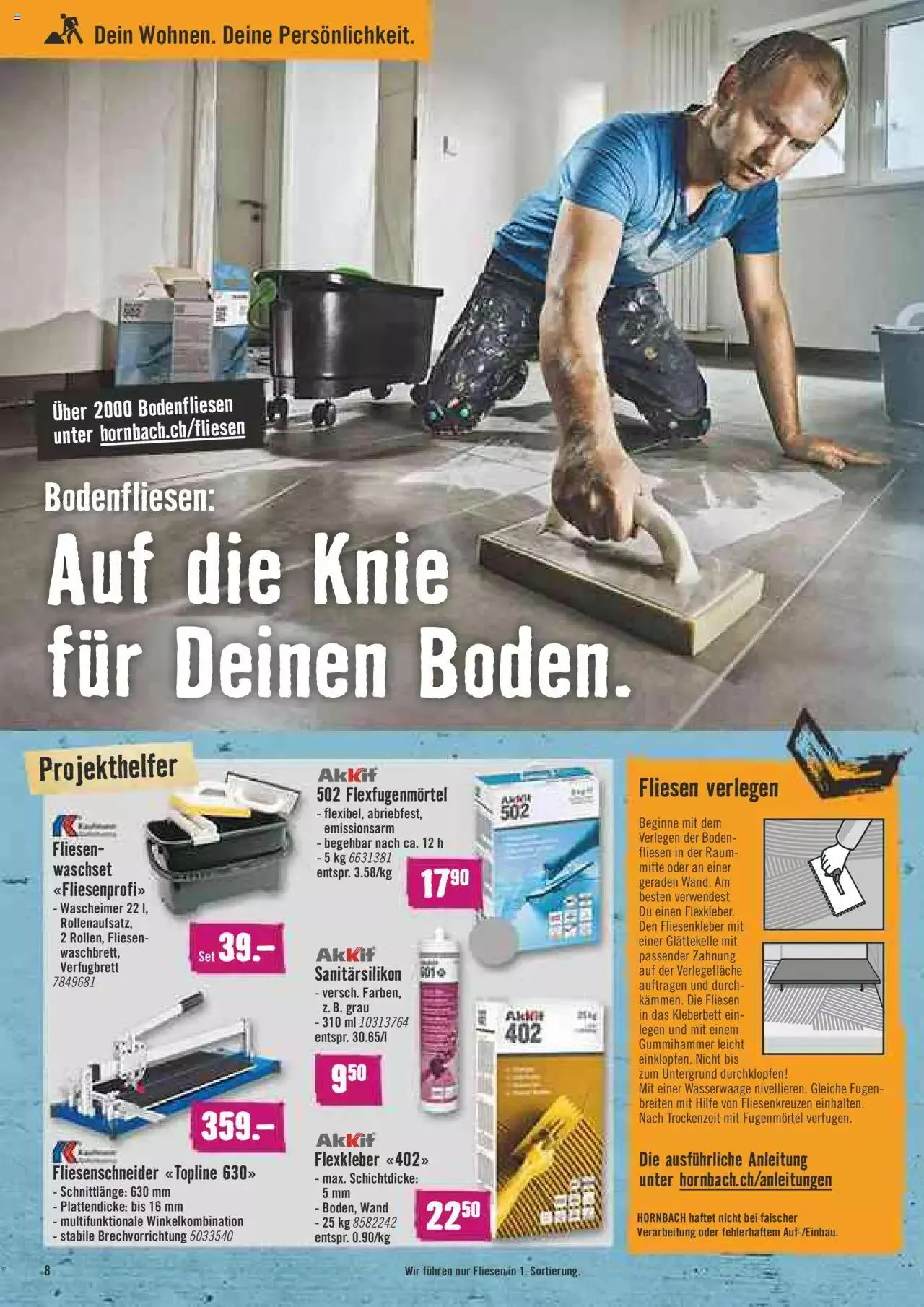 Hornbach - Aktueller Prospekt von 5. Dezember bis 31. Dezember 2023 - Prospekt seite  8
