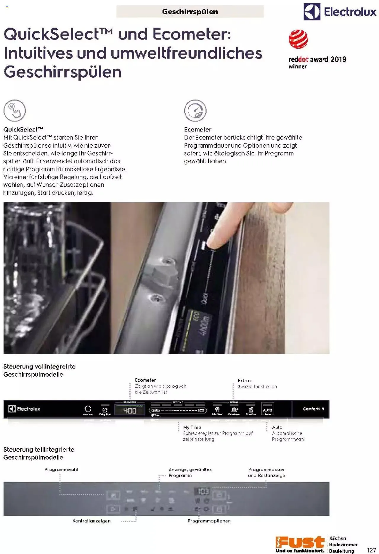 Fust Küchen- und Badezimmerprospekt von 4. März bis 31. Dezember 2024 - Prospekt seite  127