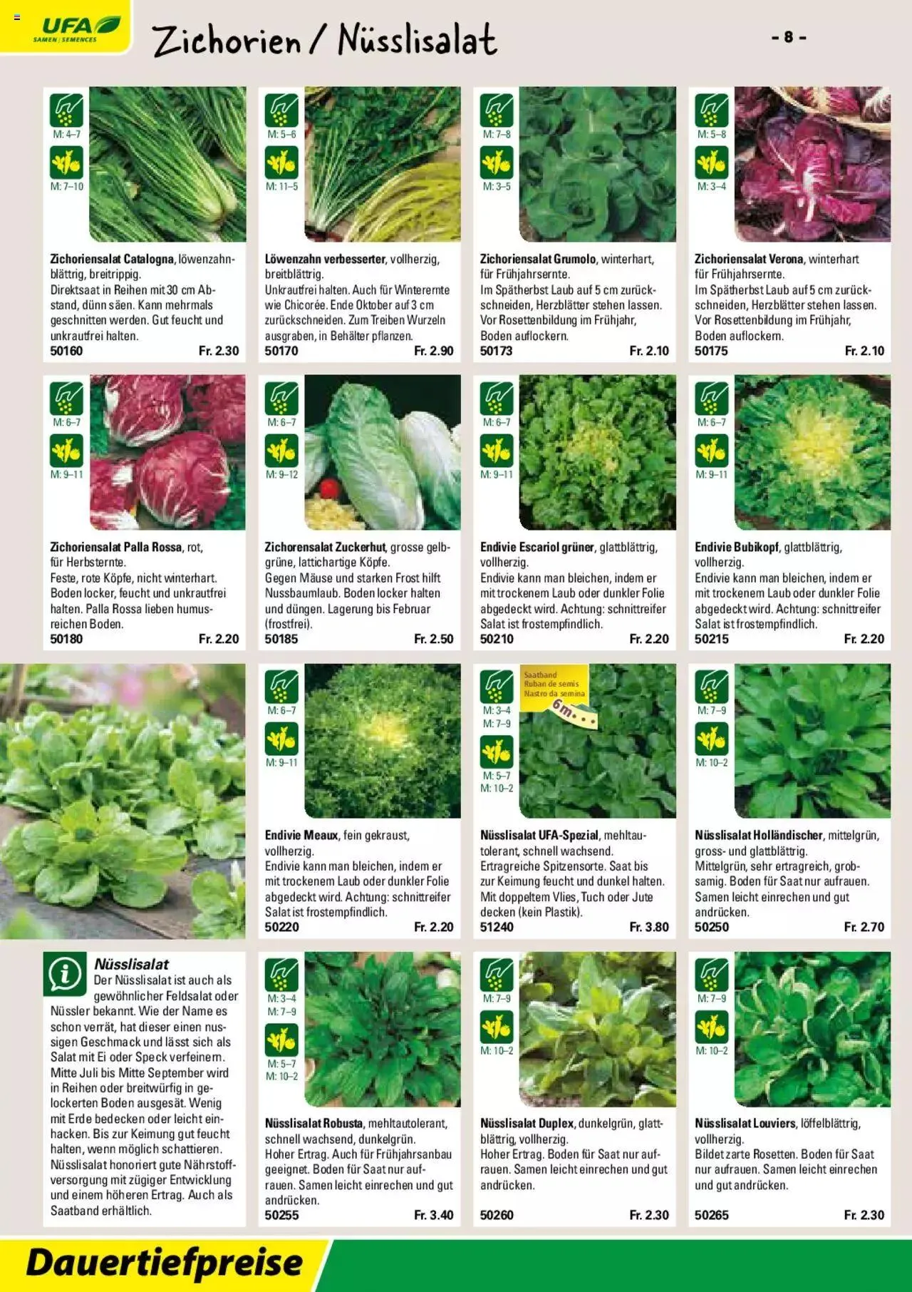 Landi Aktionen Gartensamenkatalog 2024 von 1. Januar bis 31. Dezember 2024 - Prospekt seite  6