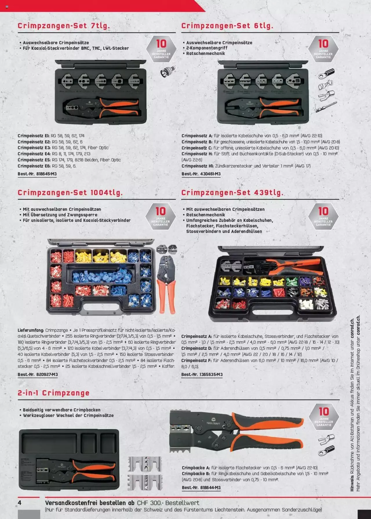 Conrad - Toolcraft News von 27. Januar bis 31. Dezember 2024 - Prospekt seite  4