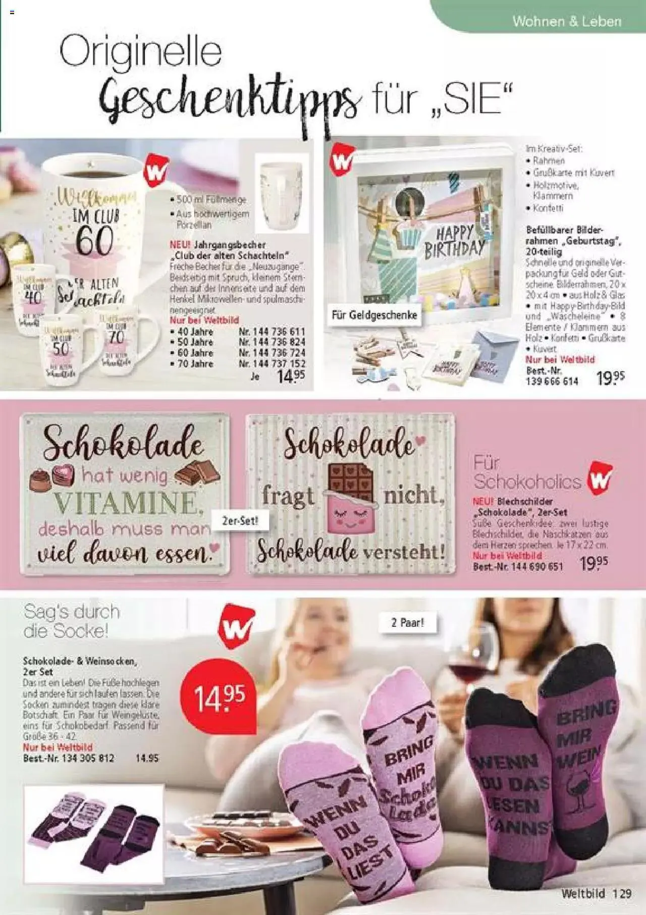 Weltbild - Aktueller Prospekt von 27. Januar bis 31. Dezember 2023 - Prospekt seite  129