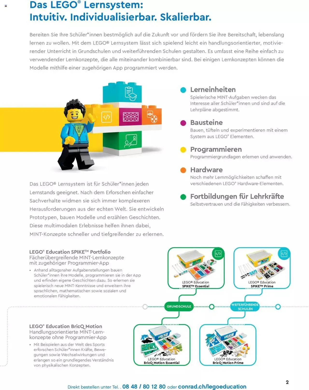 Conrad - Lego Education Lernkonzepte von 6. April bis 31. Dezember 2023 - Prospekt seite 3