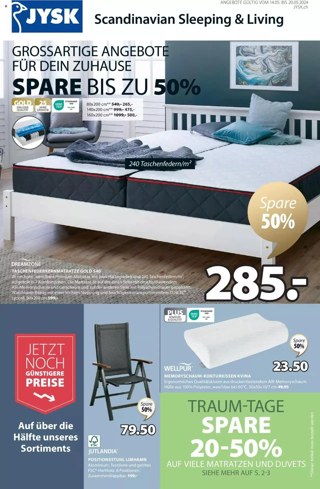 JYSK Aktionen von 14. Mai bis 20. Mai 2024 - Prospekt seite  1