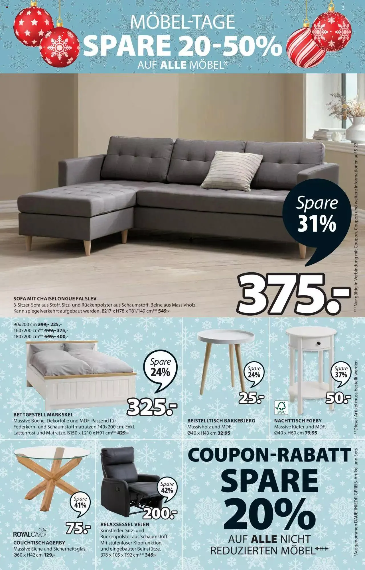 JYSK Aktionen von 28. November bis 4. Dezember 2023 - Prospekt seite  4