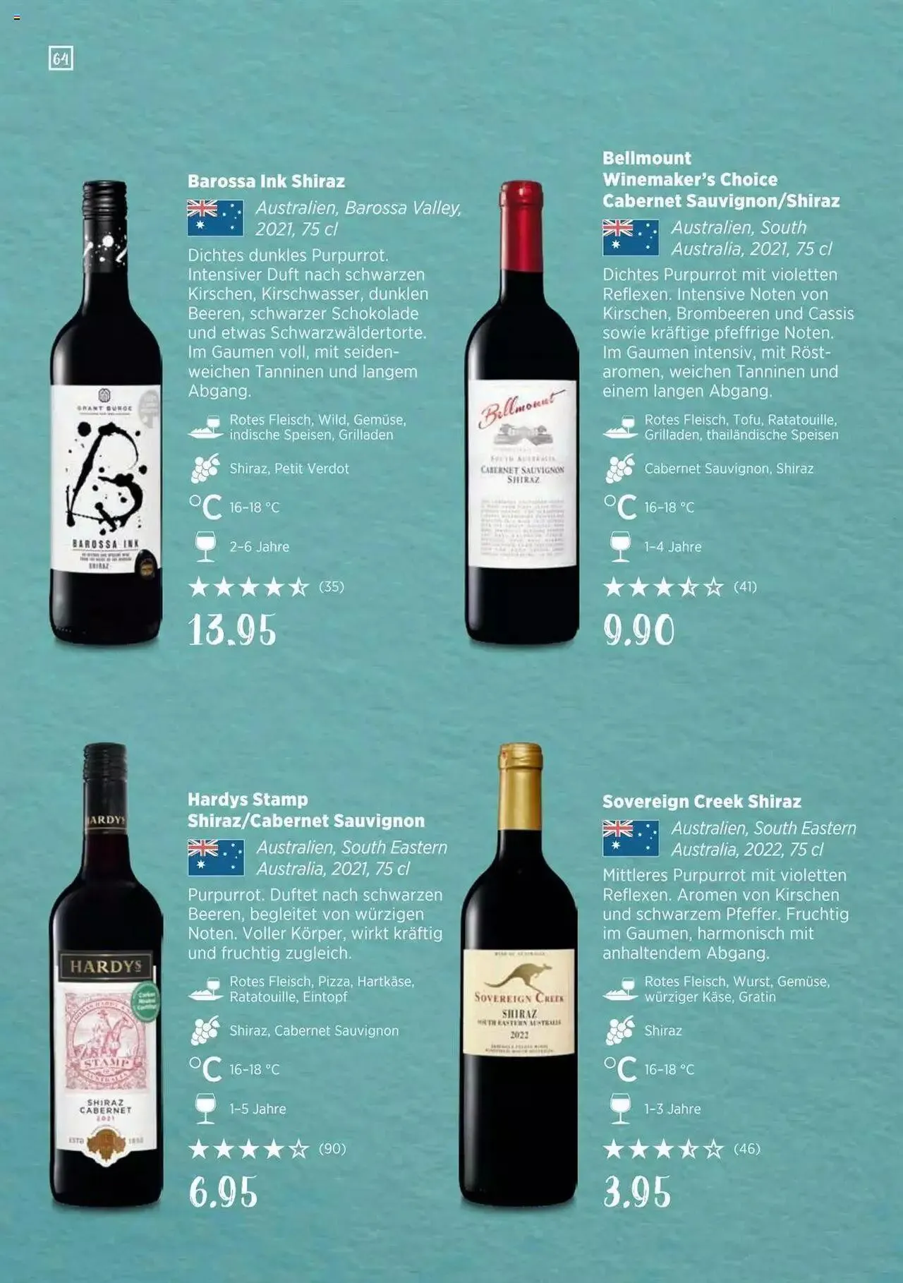 Denner Wine Guide 2023/2024 DE von 11. September bis 31. Dezember 2023 - Prospekt seite 63